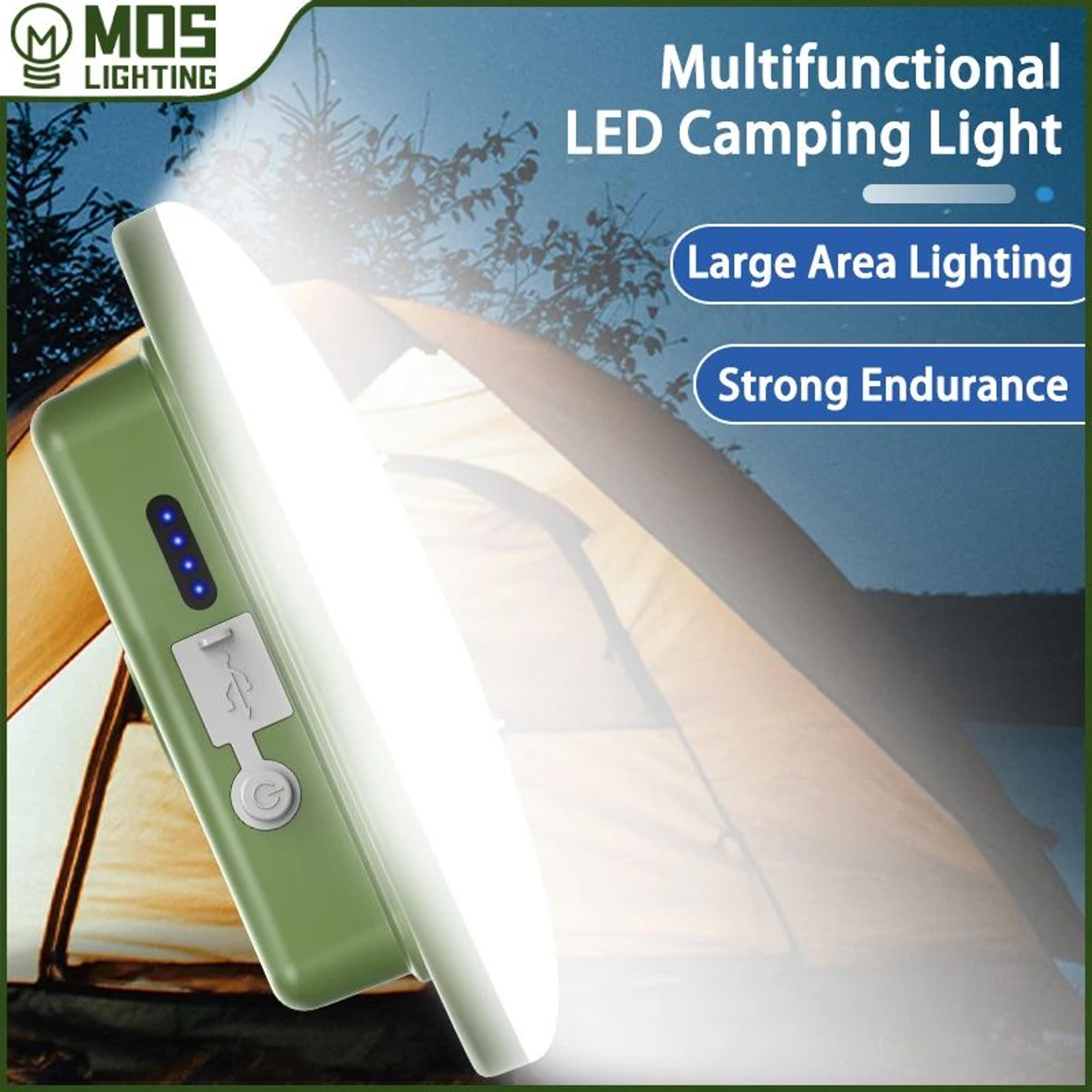 moslighting rechargeable magnetic camping lantern
