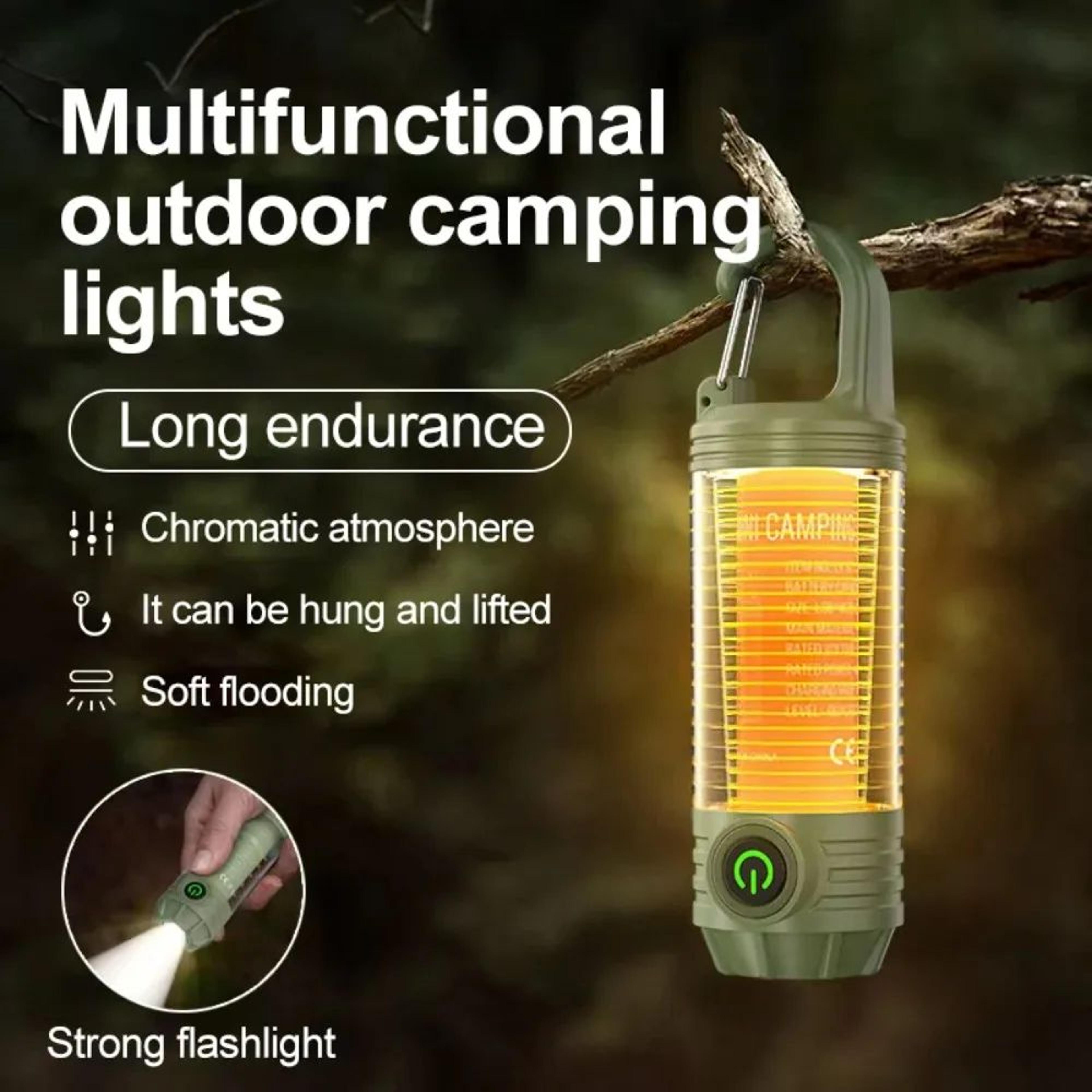 multifunction rechargeable outdoor camping light