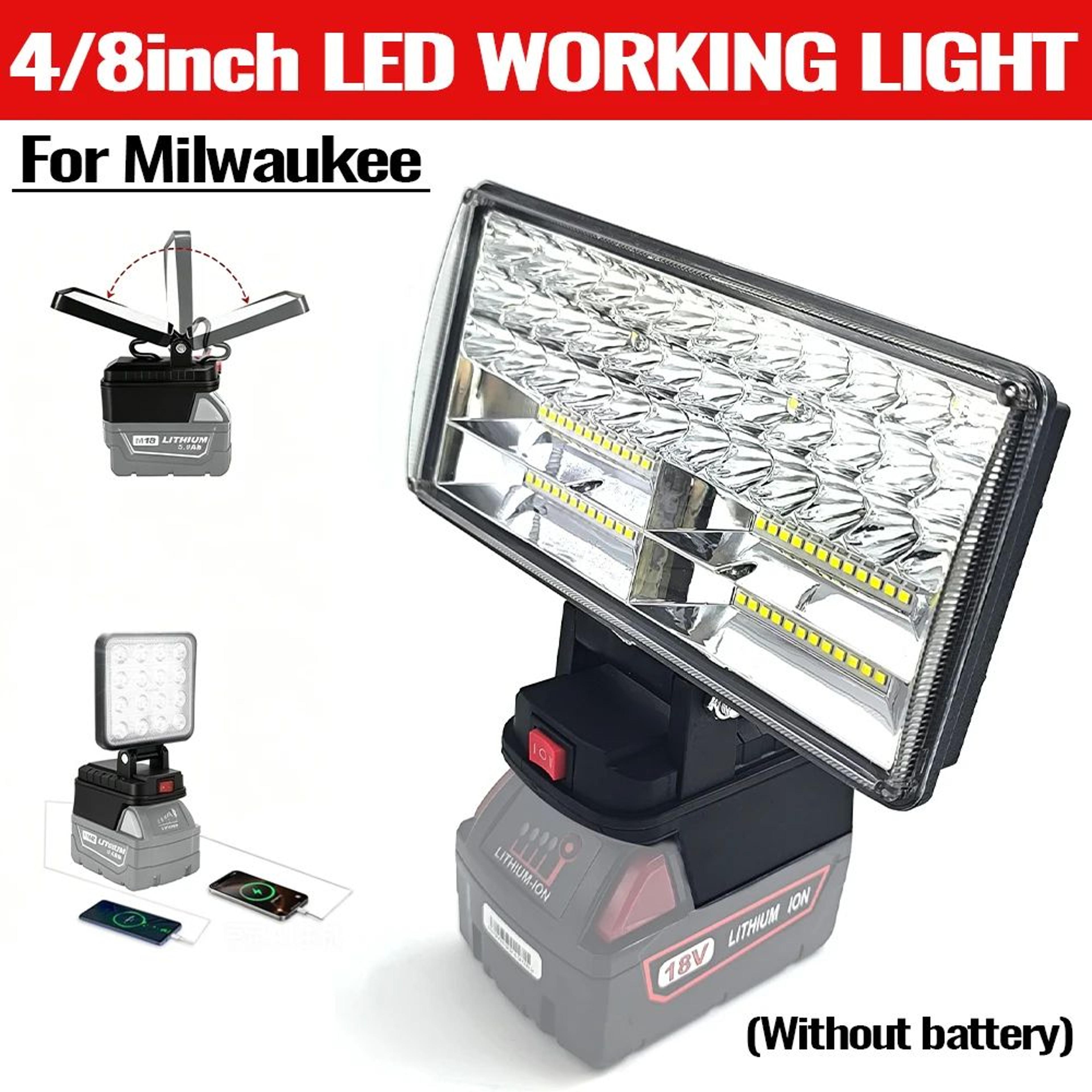 m18 compatible cordless led spotlight