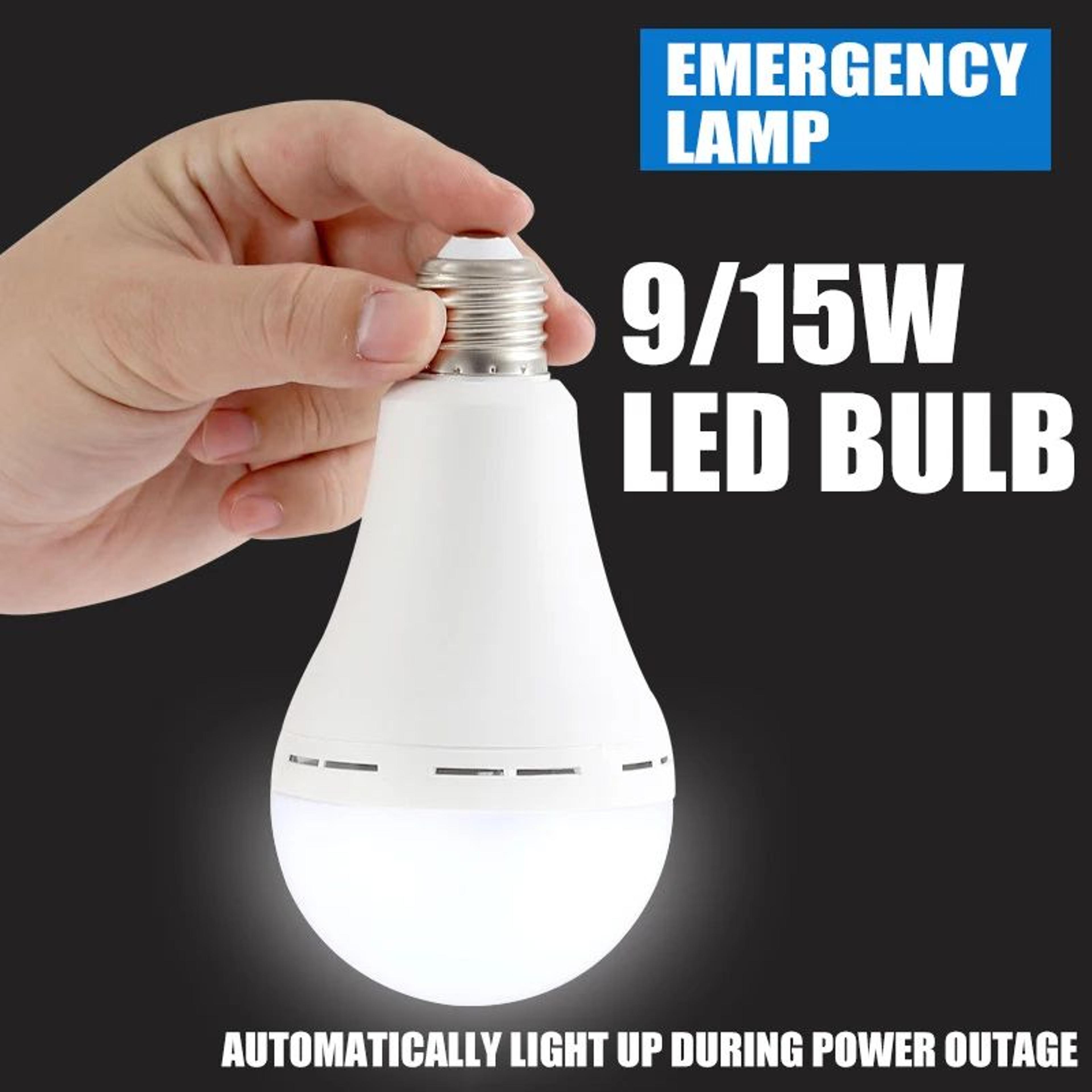 e27 rechargeable power outage light bulb