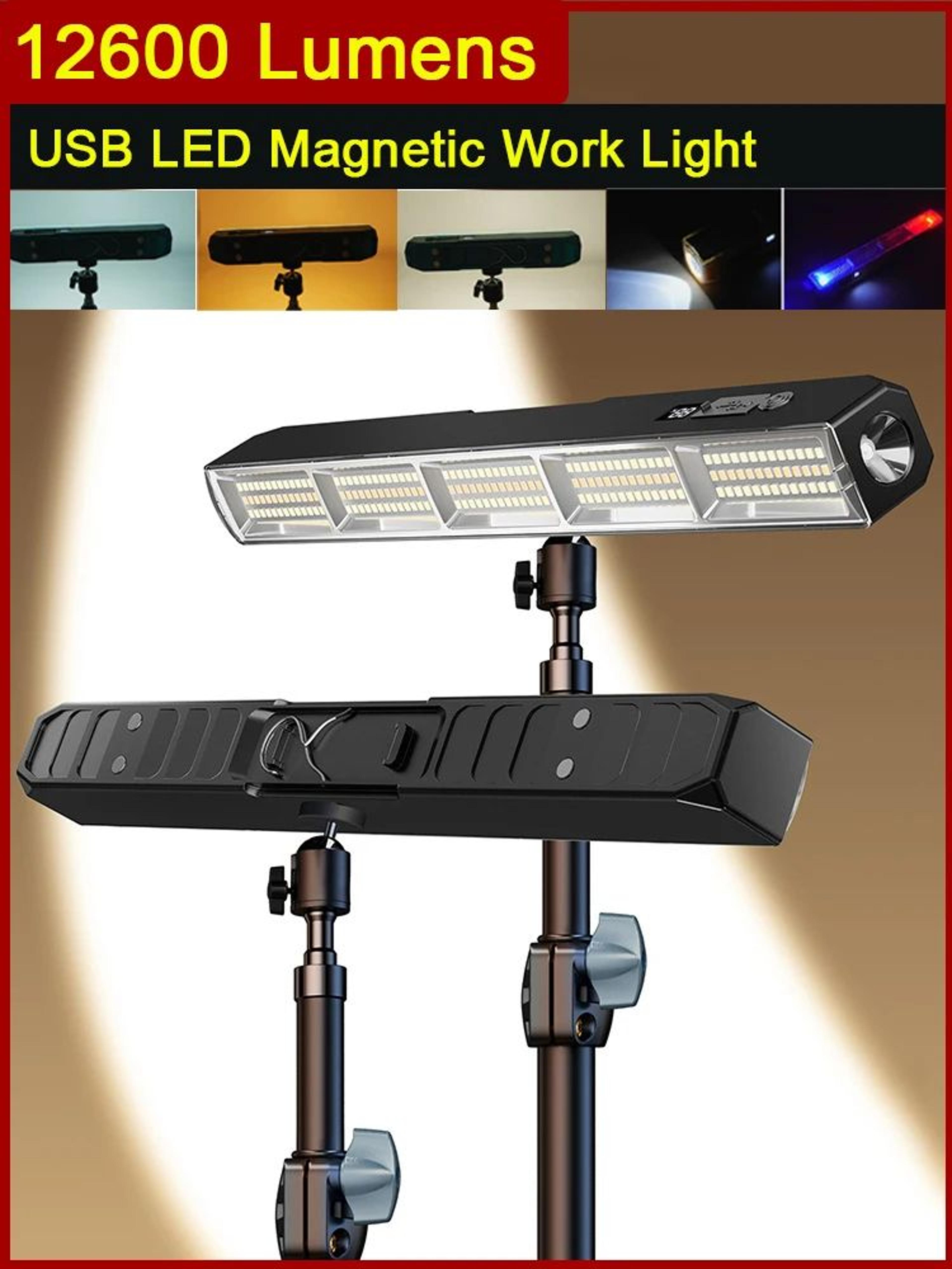 waterproof magnetic led work light bar