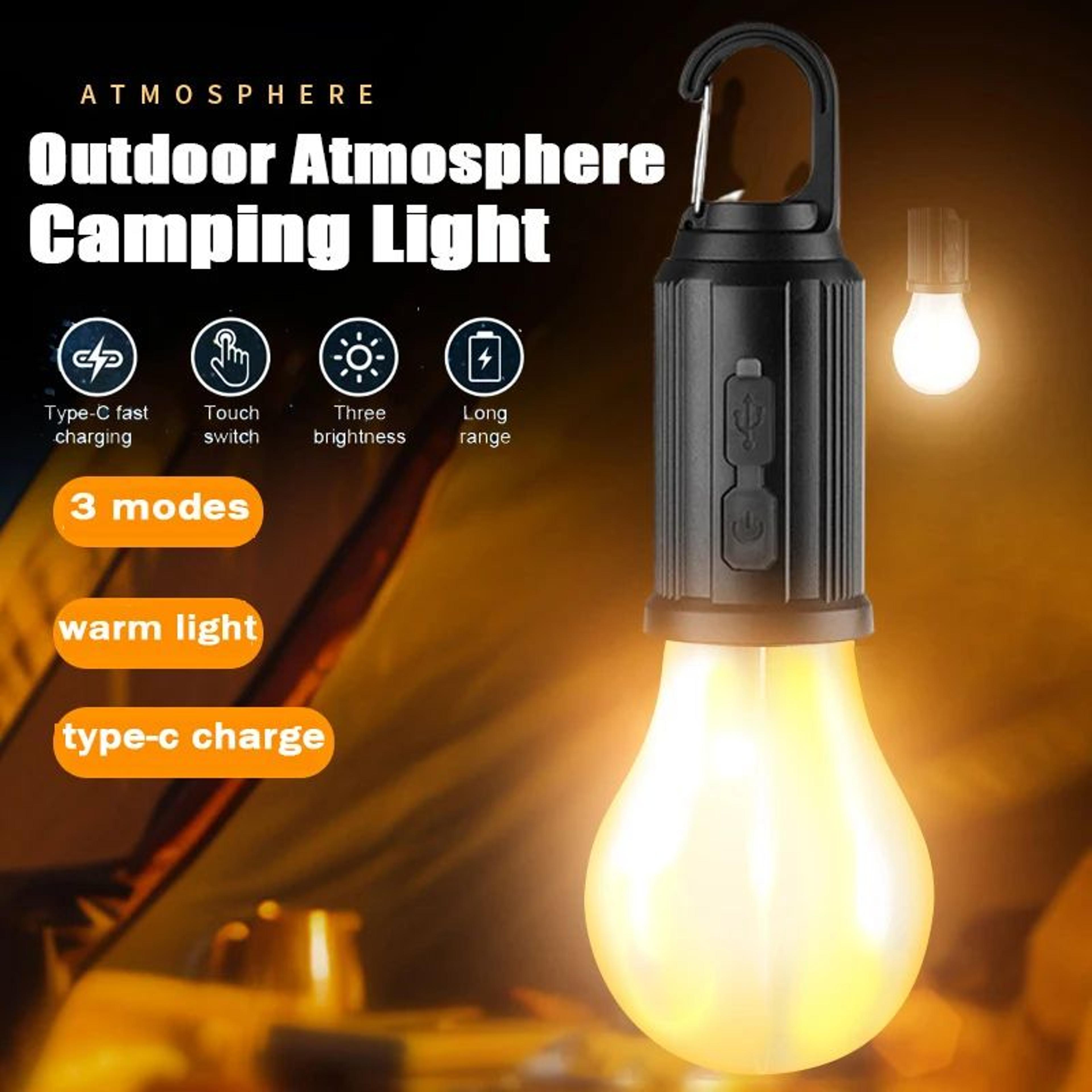 100lm rechargeable hanging camping light