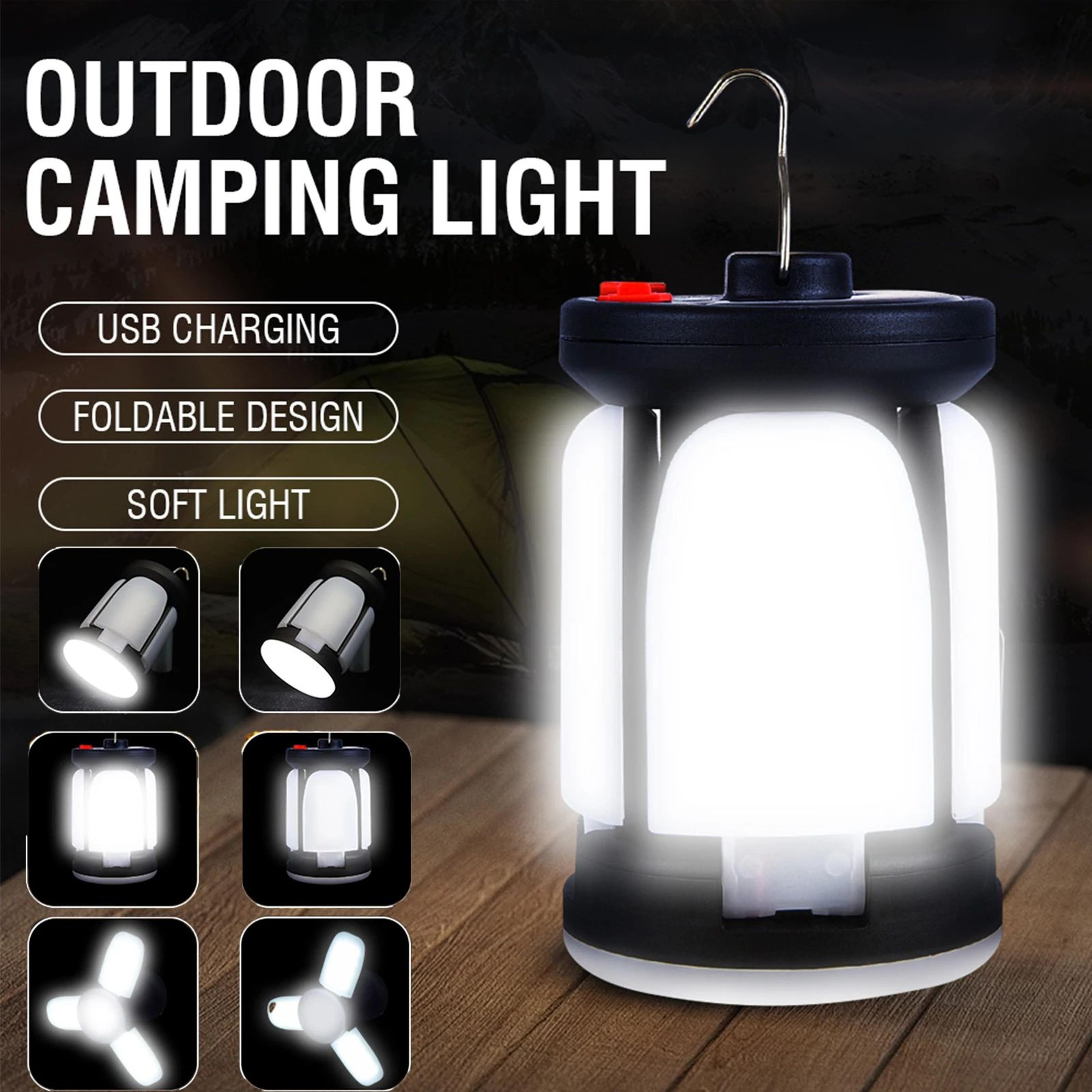 1000lm foldable solar camping lantern