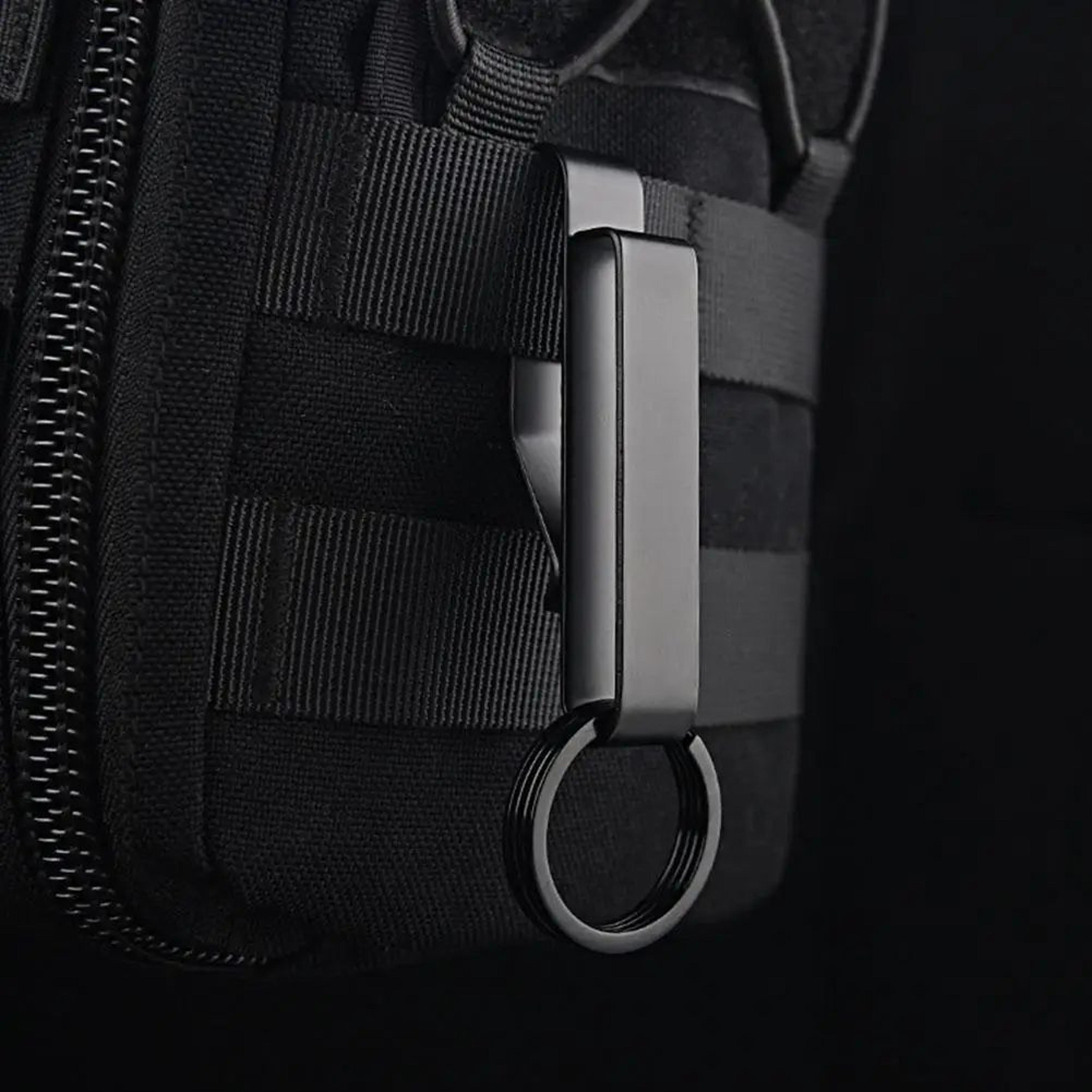 stainless steel molle key belt clip