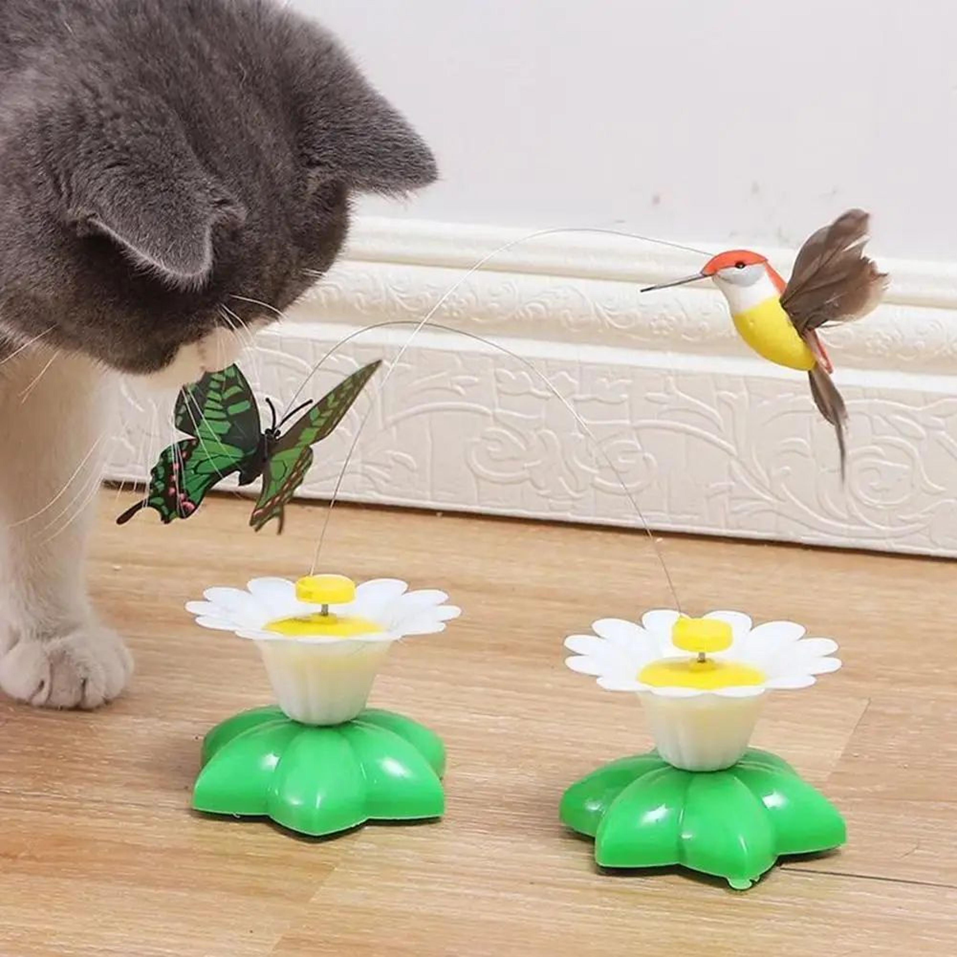automatic flying butterfly cat toy