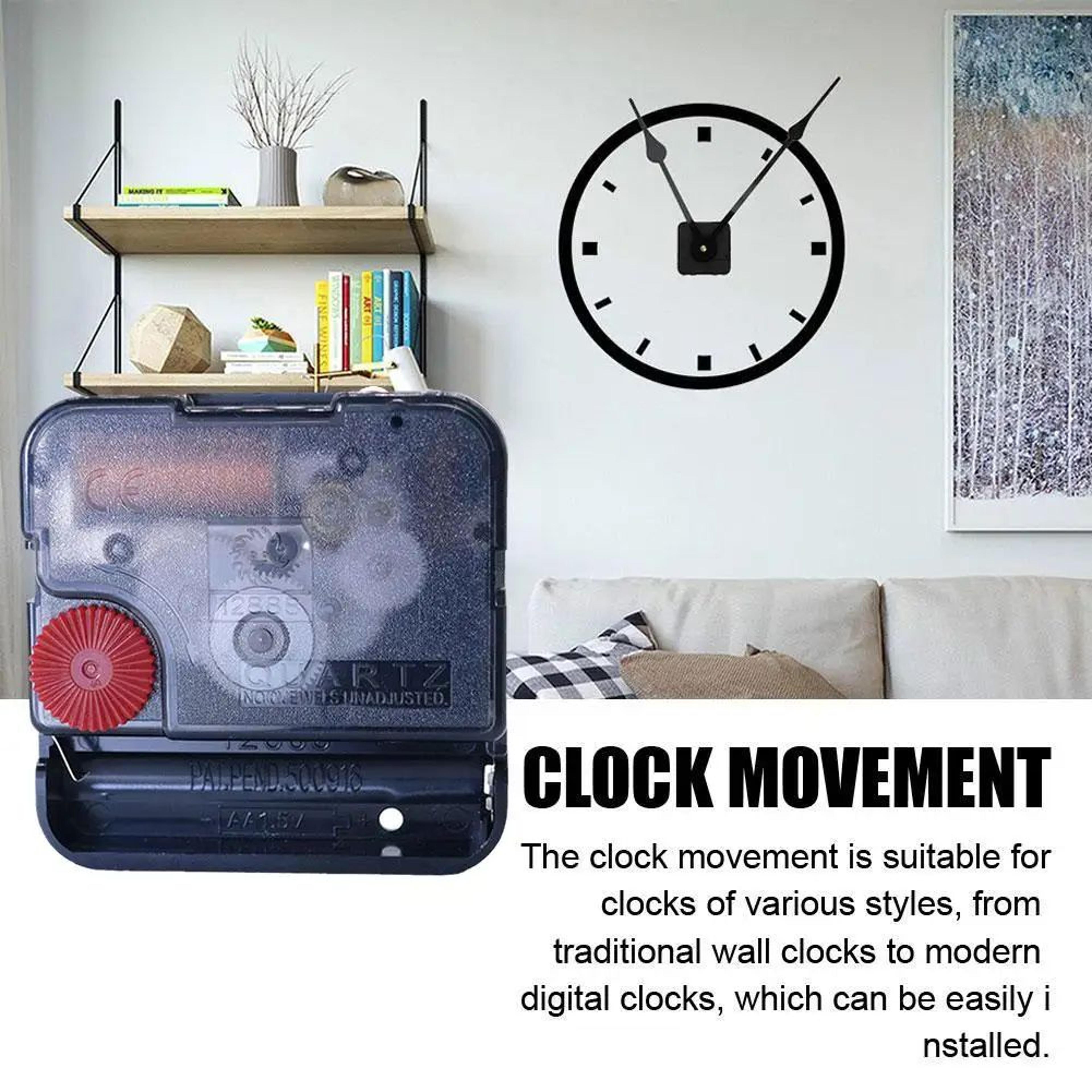 12888 silent sweep quartz clock movement