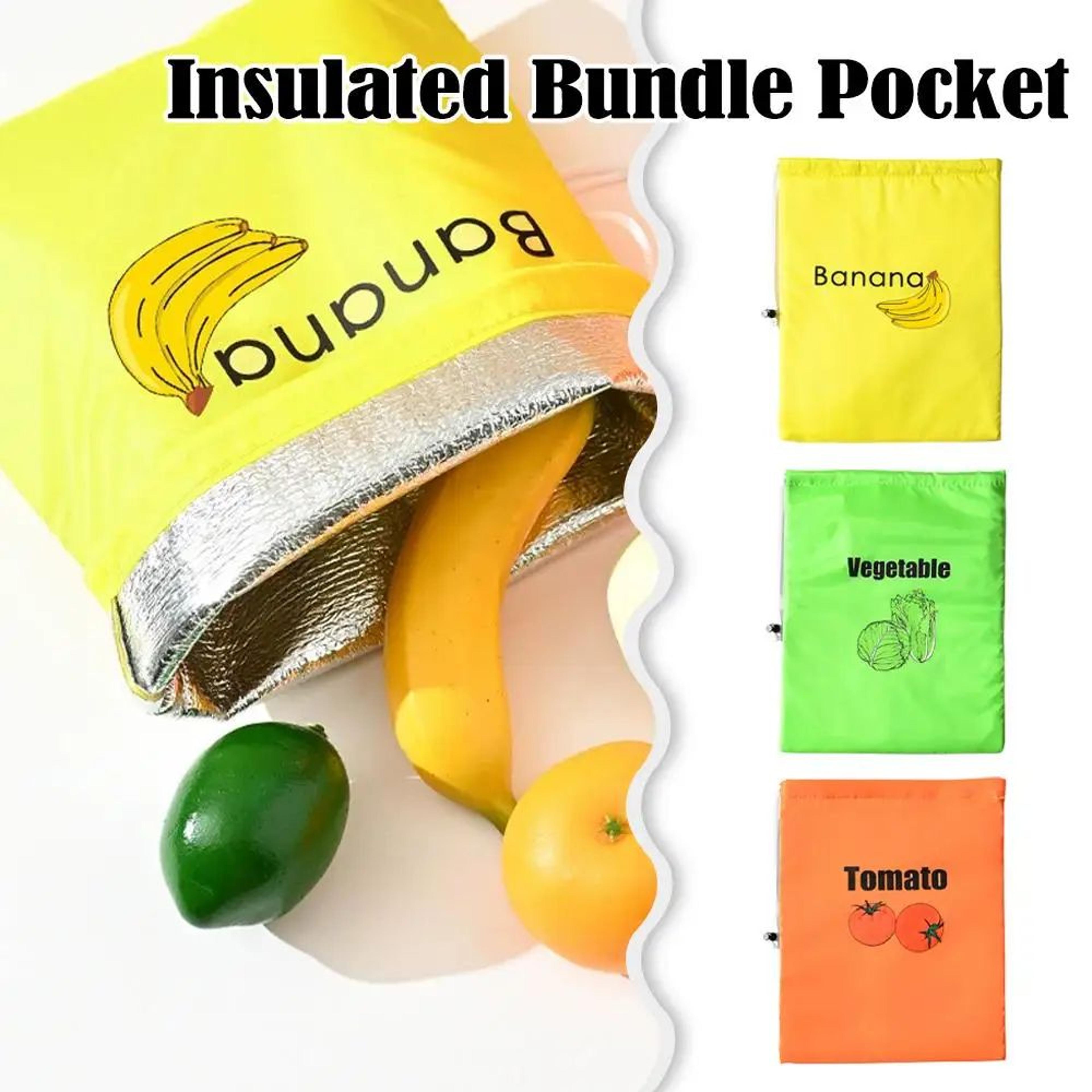 reusable banana freshness storage bag