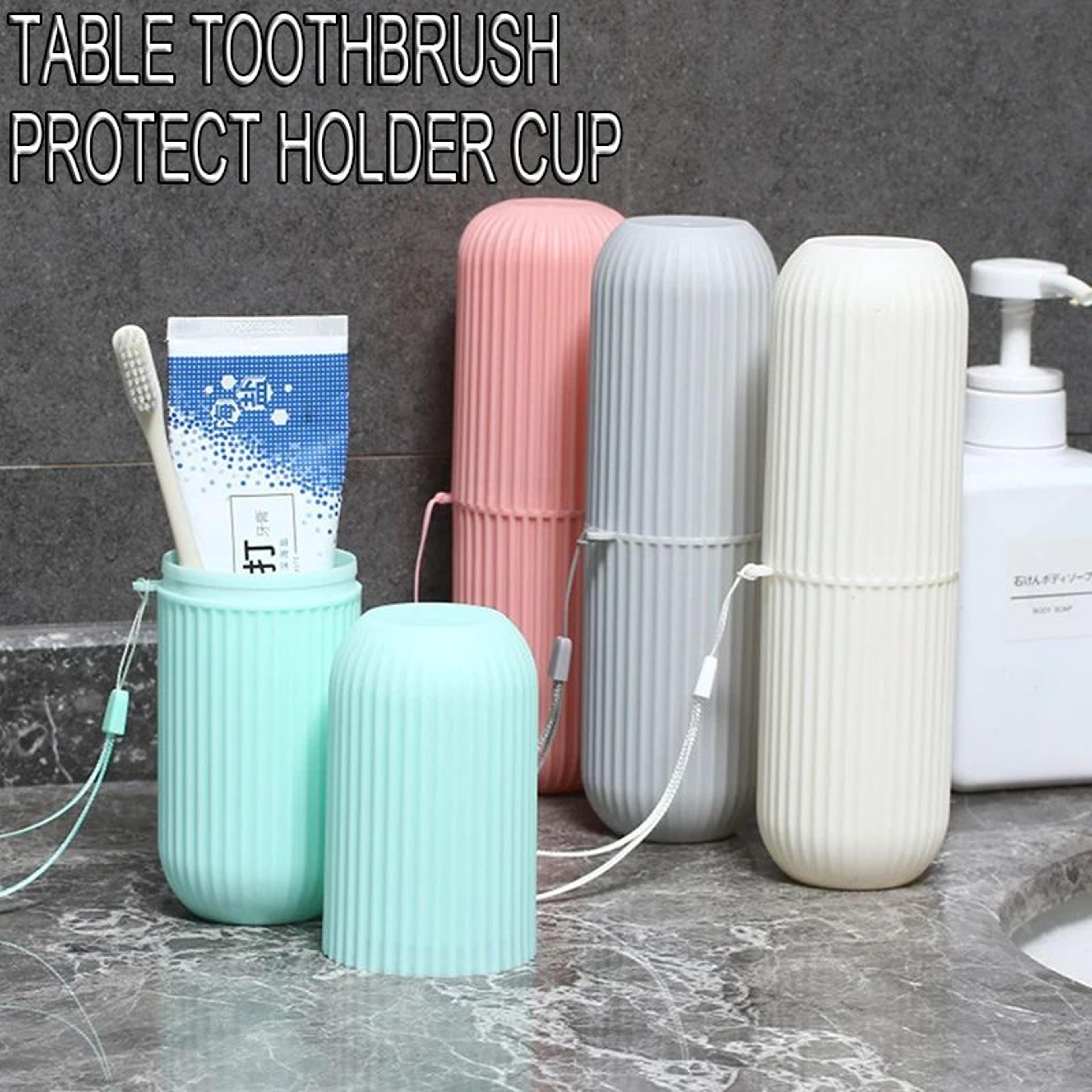 portable toothbrush storage cup case