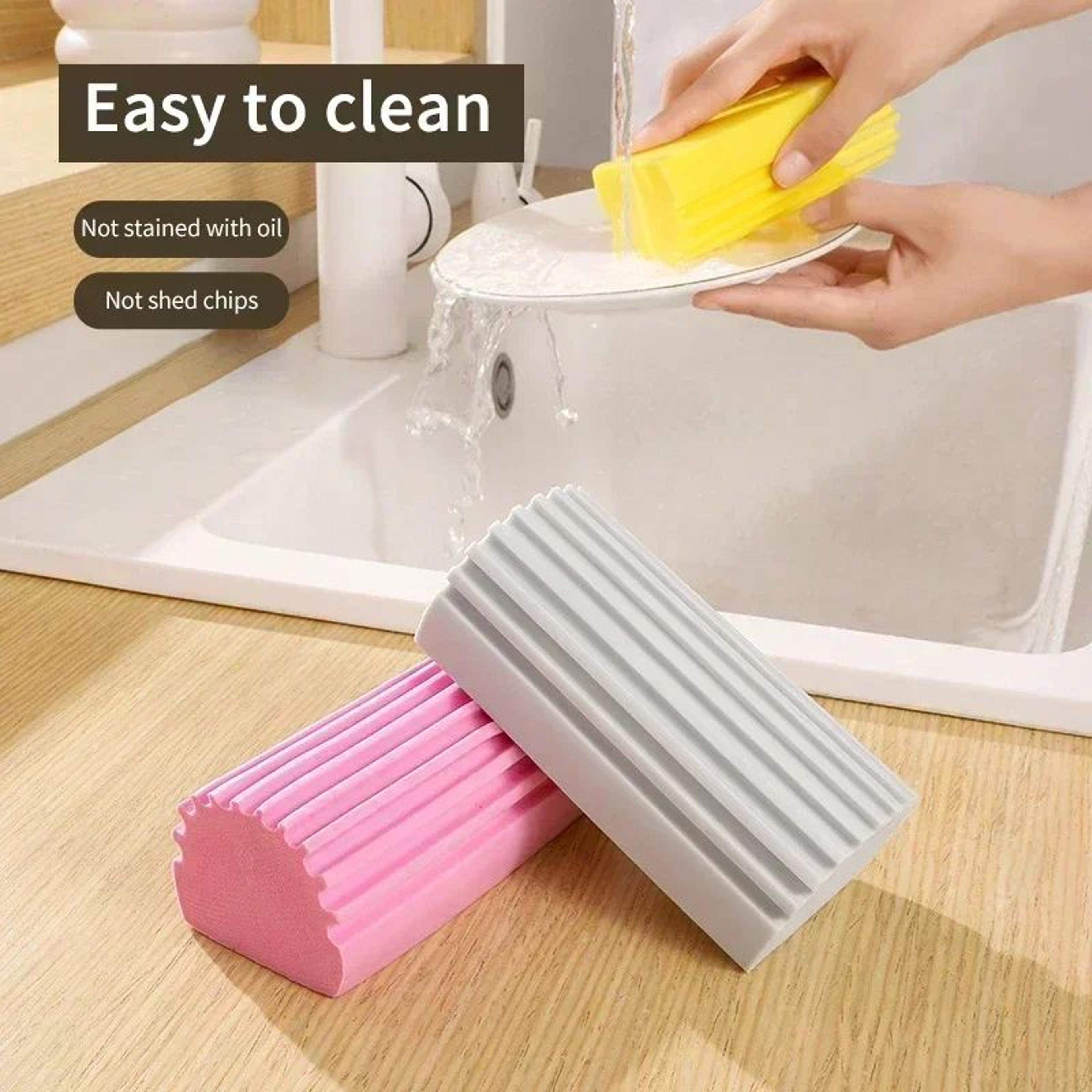 reusable damp dust cleaning sponge