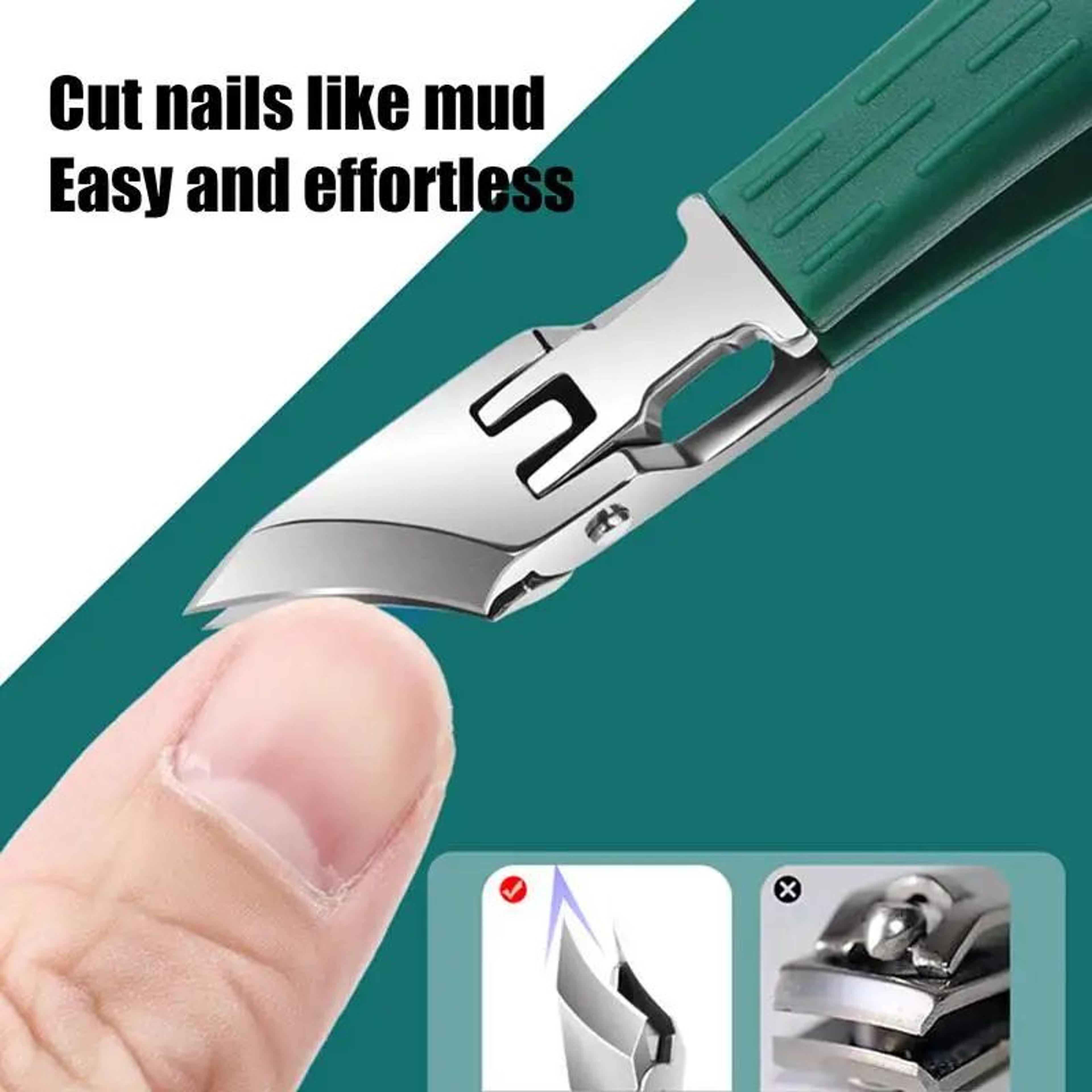 curved stainless steel nail clipper