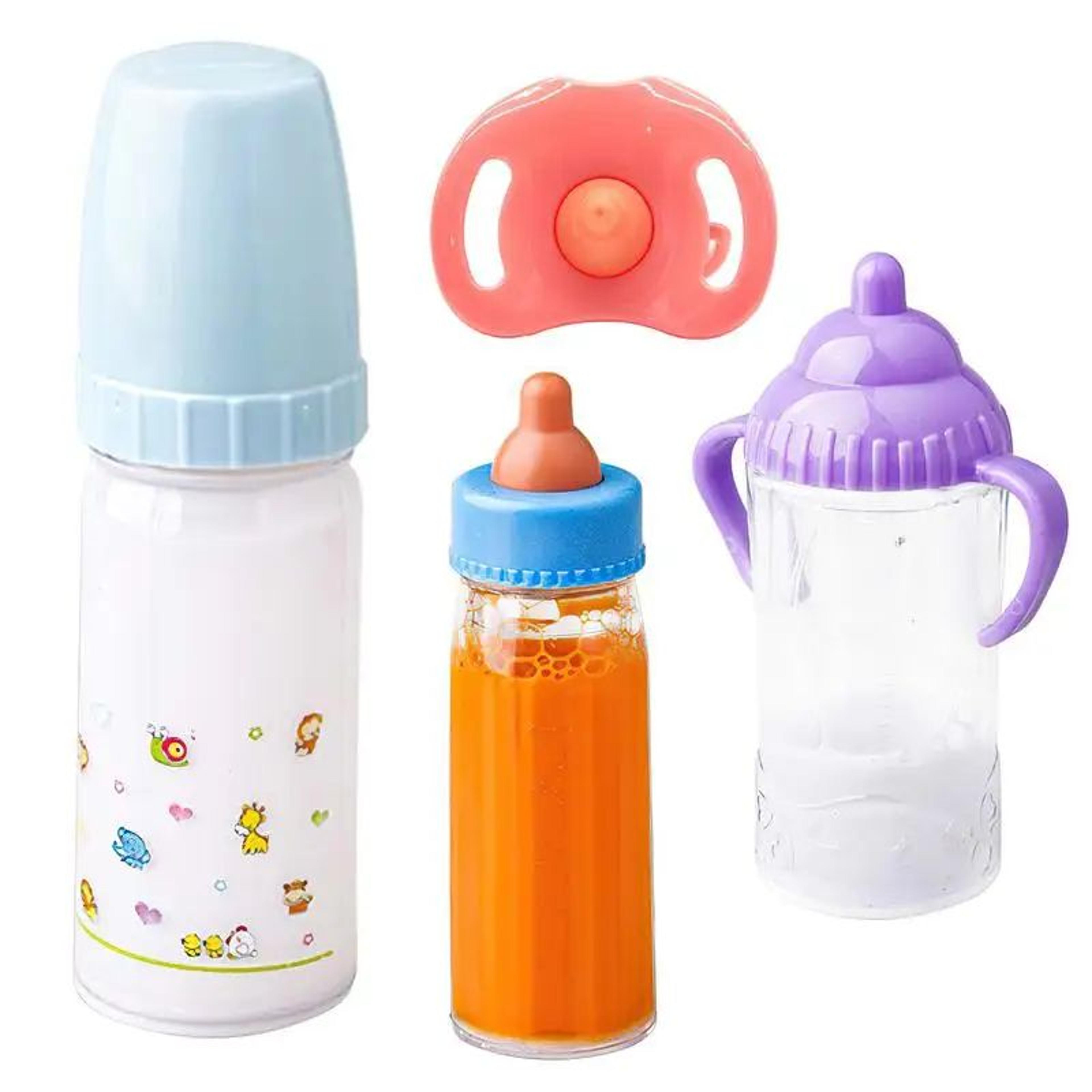 magic feeding bottle doll accessory set