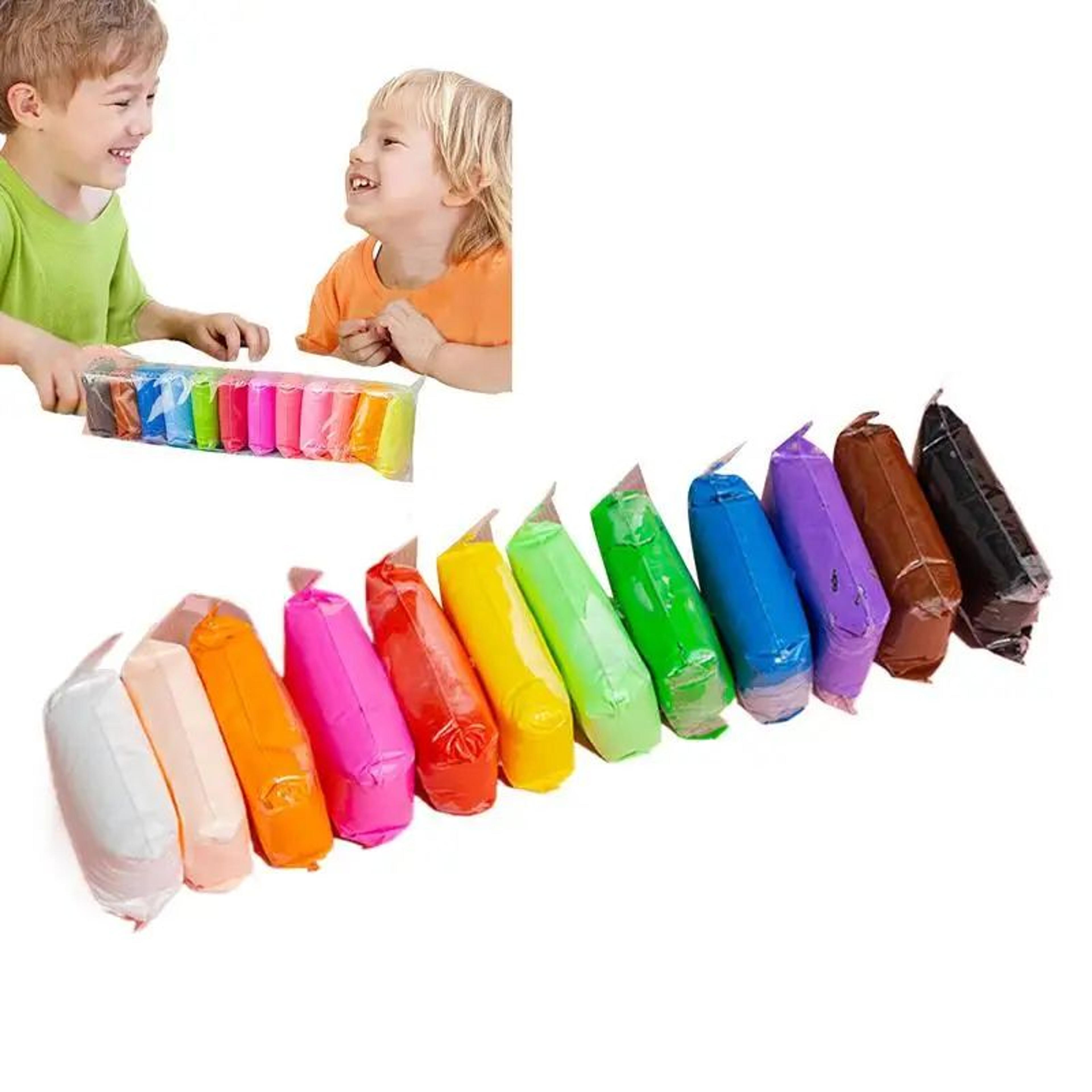 colorful super light modeling clay set