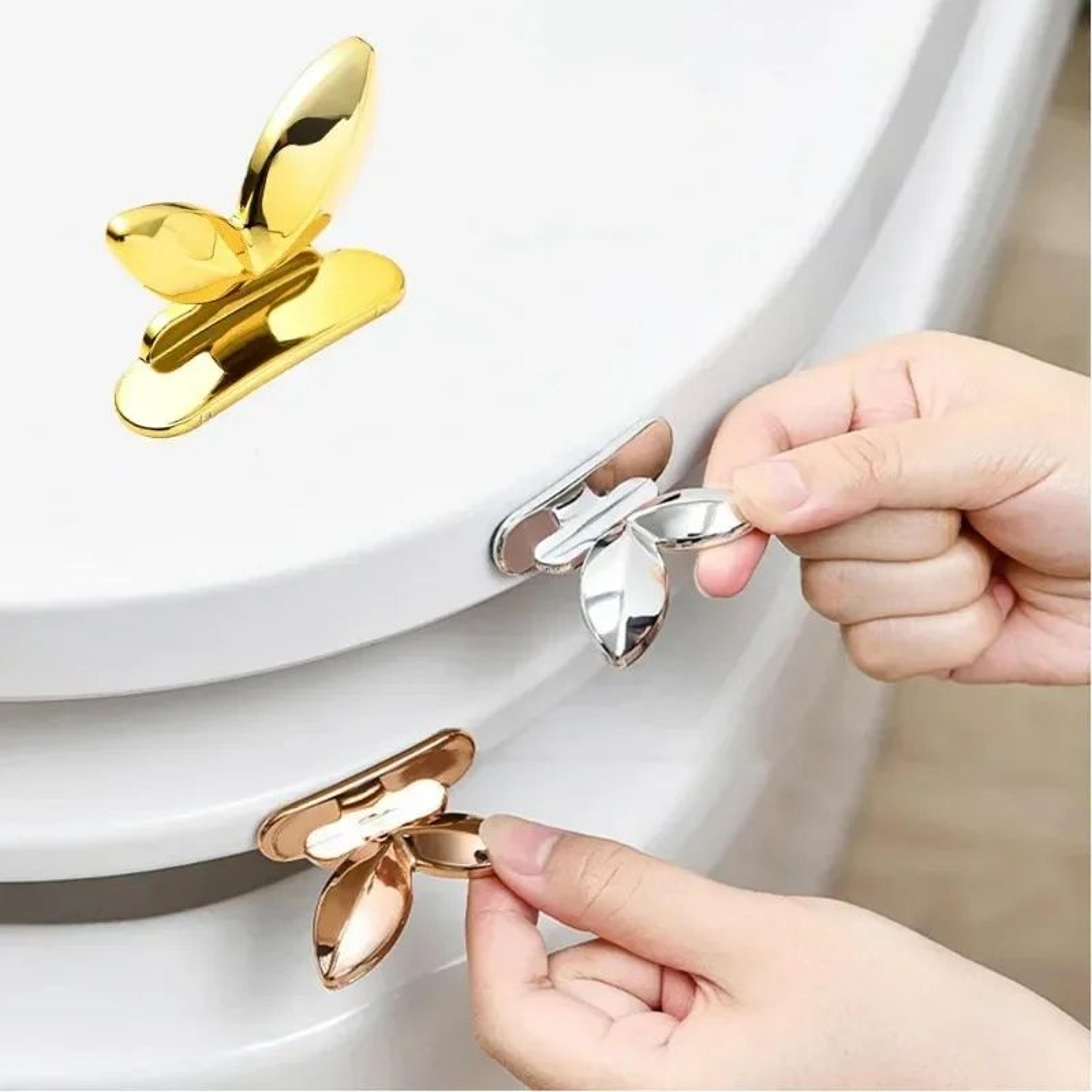 2 piece toilet seat lifting handle