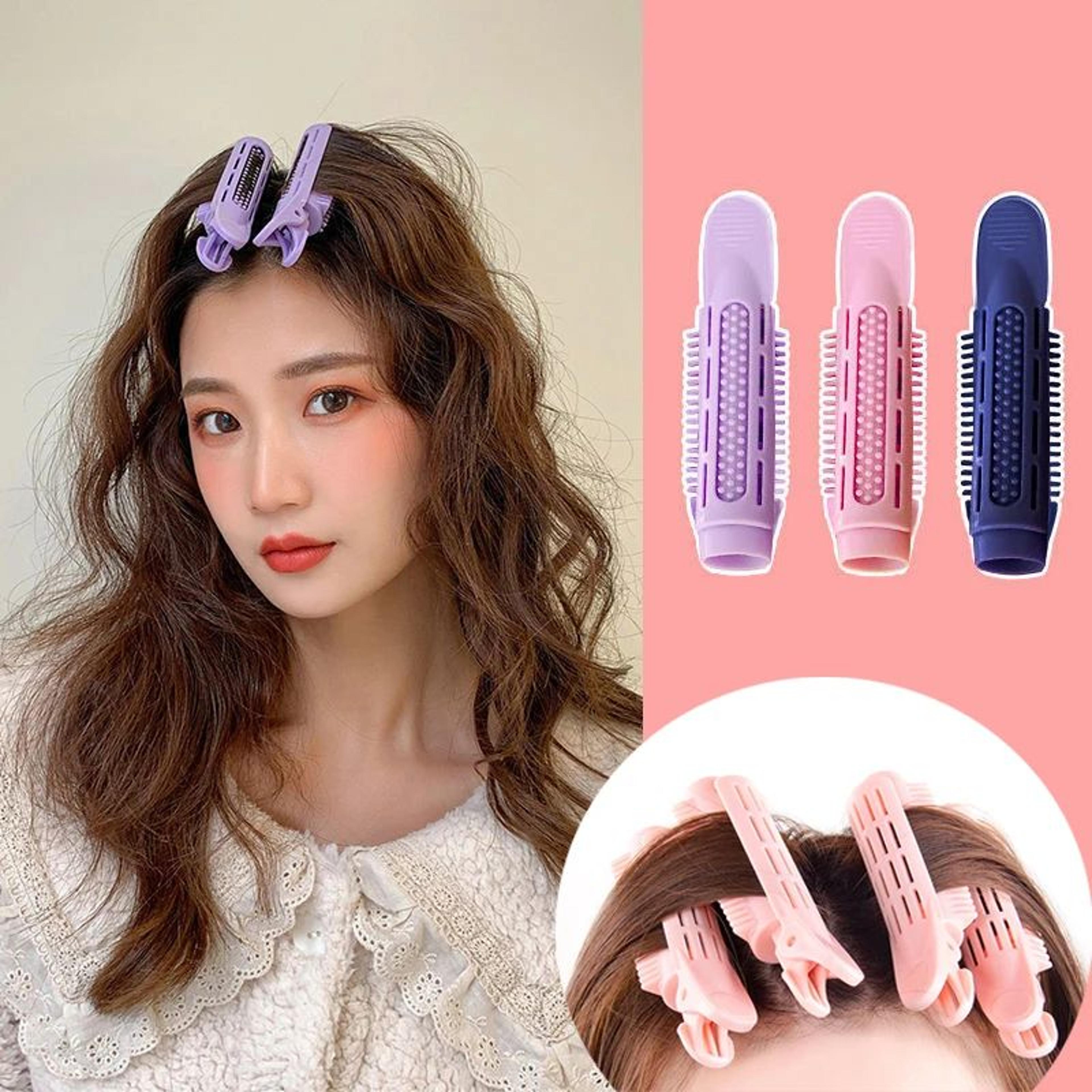 2 piece hair root volumizing roller clips