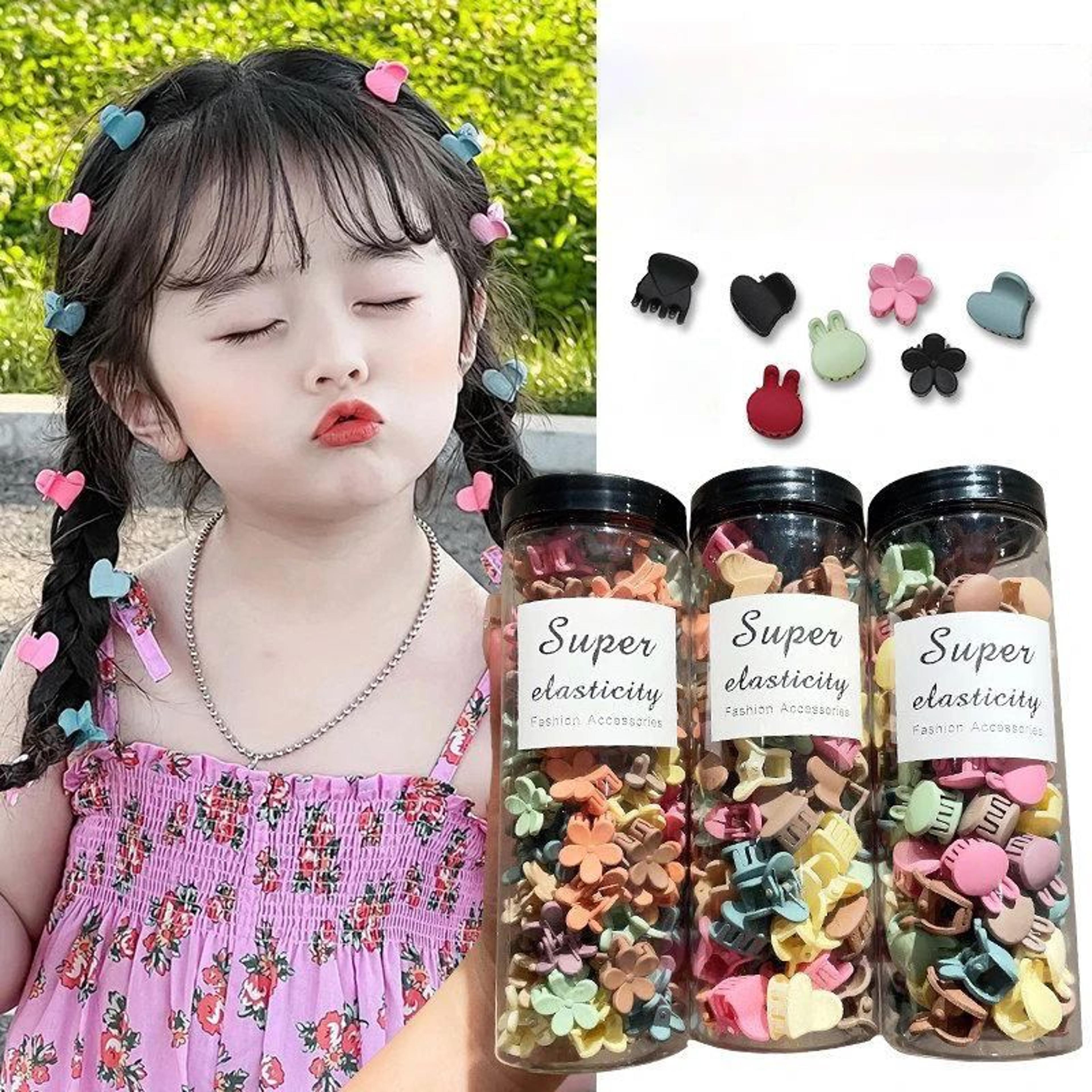 50 piece mini rabbit hair claw set