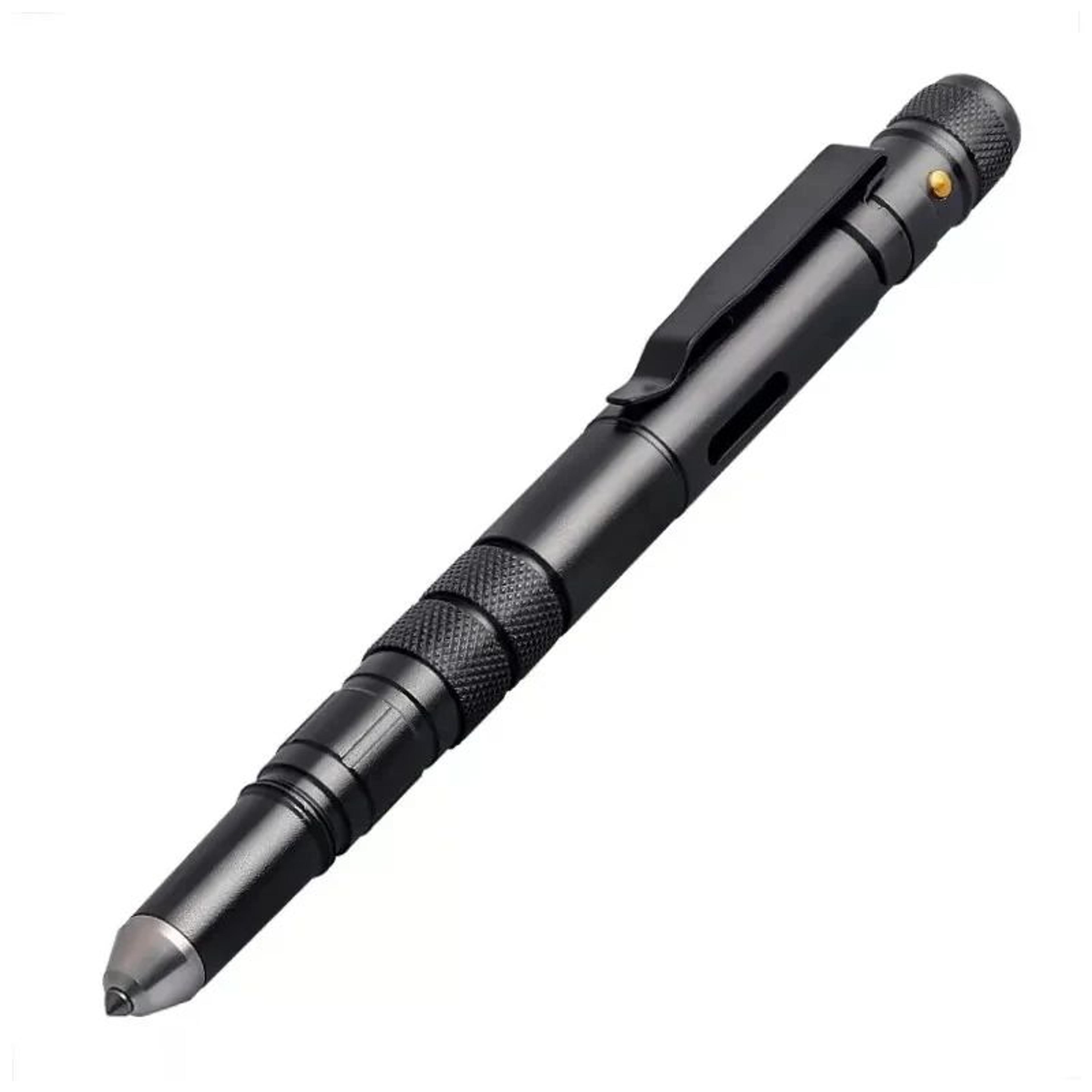 4-in-1 multifunctional tactical pen with flashlight