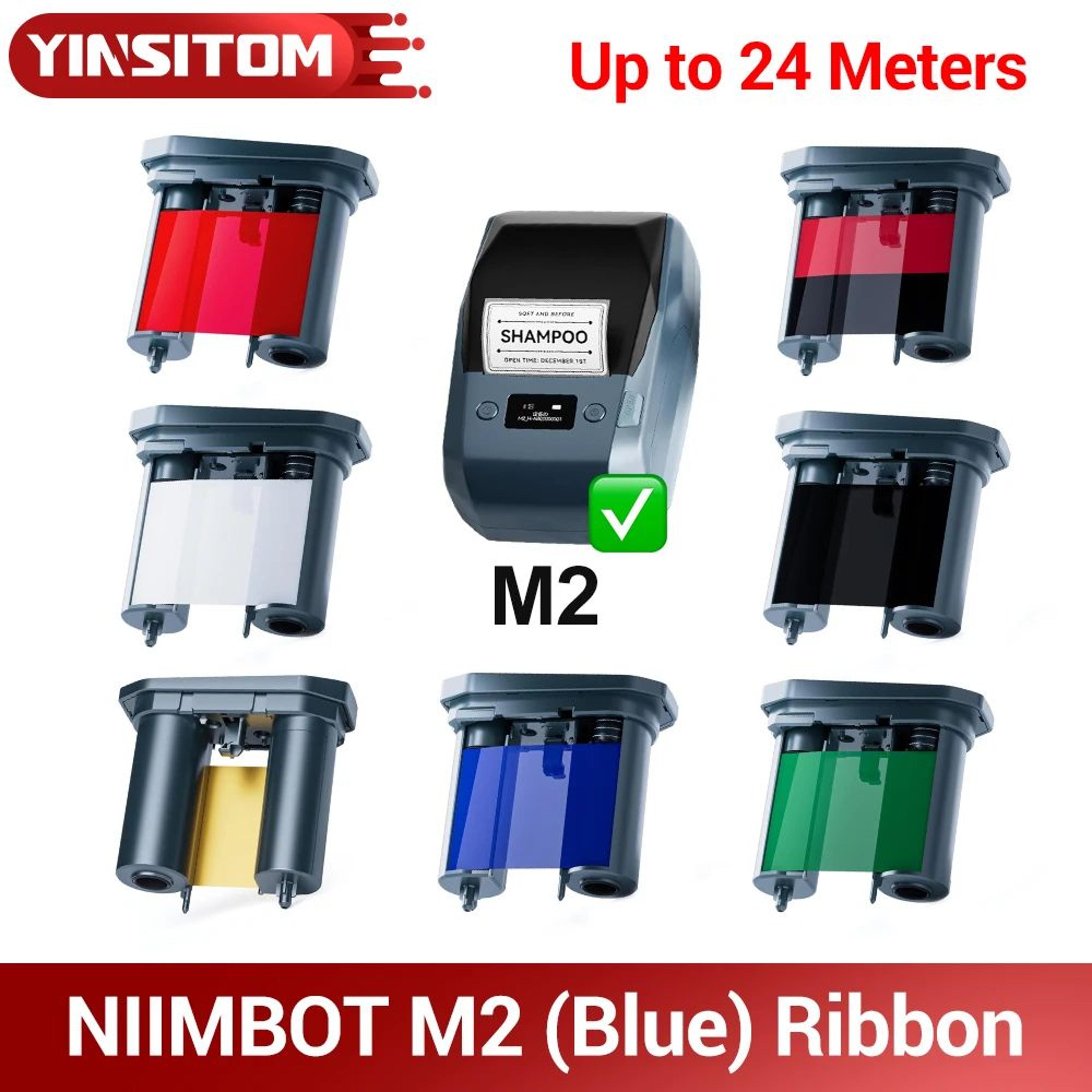 2 rolls thermal transfer printer ribbons