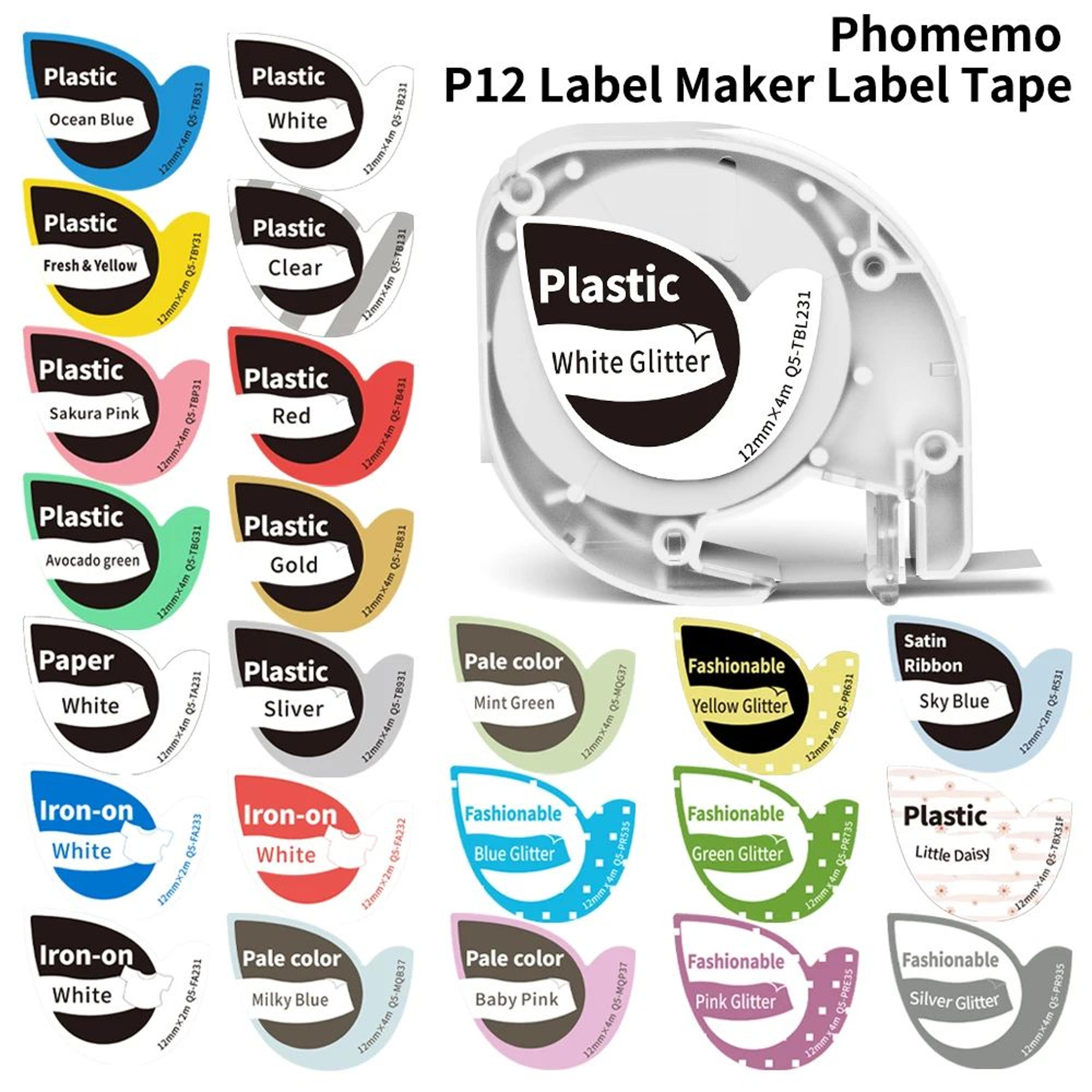 replacement plastic label maker tape