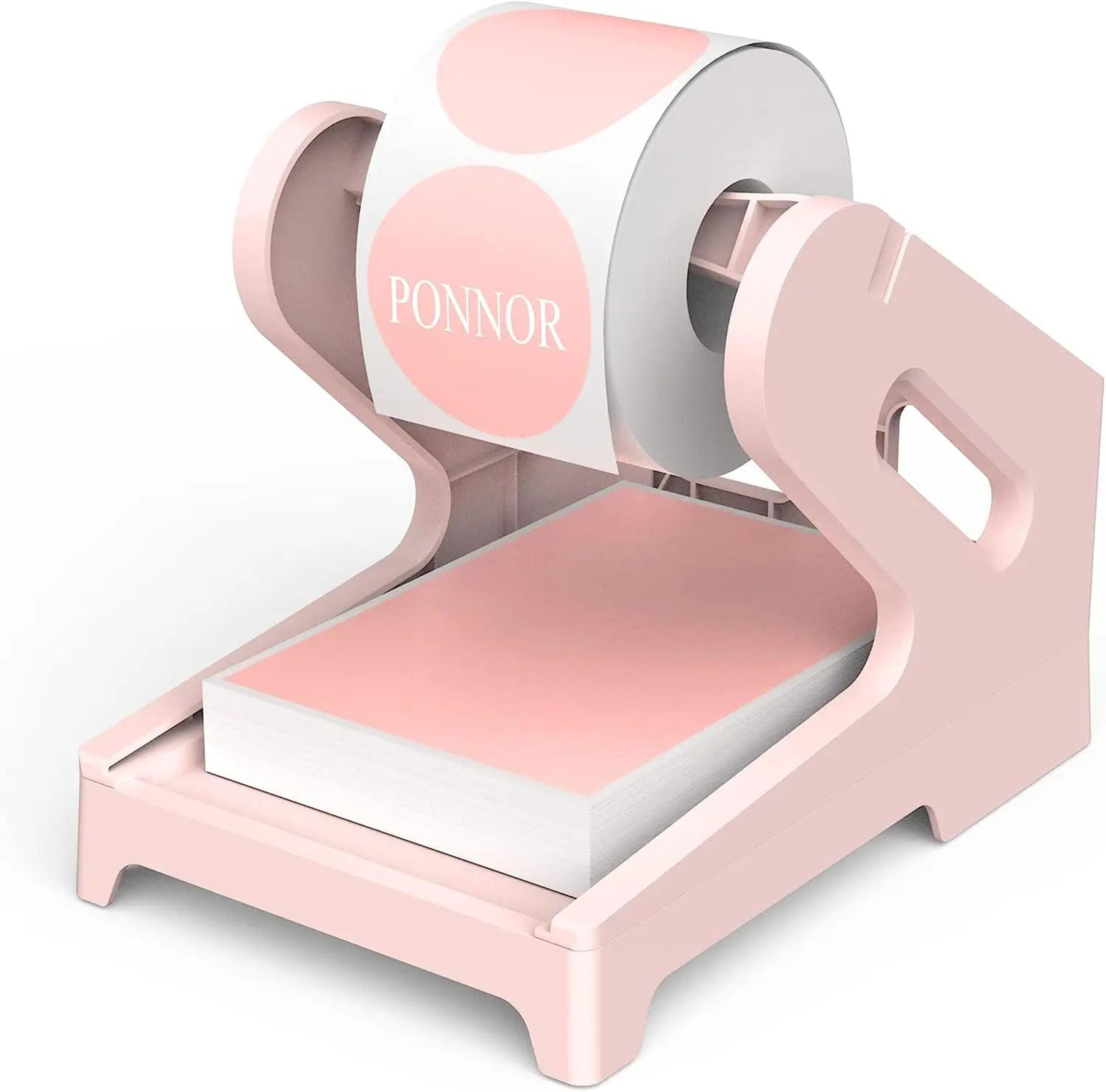 desktop thermal shipping label holder