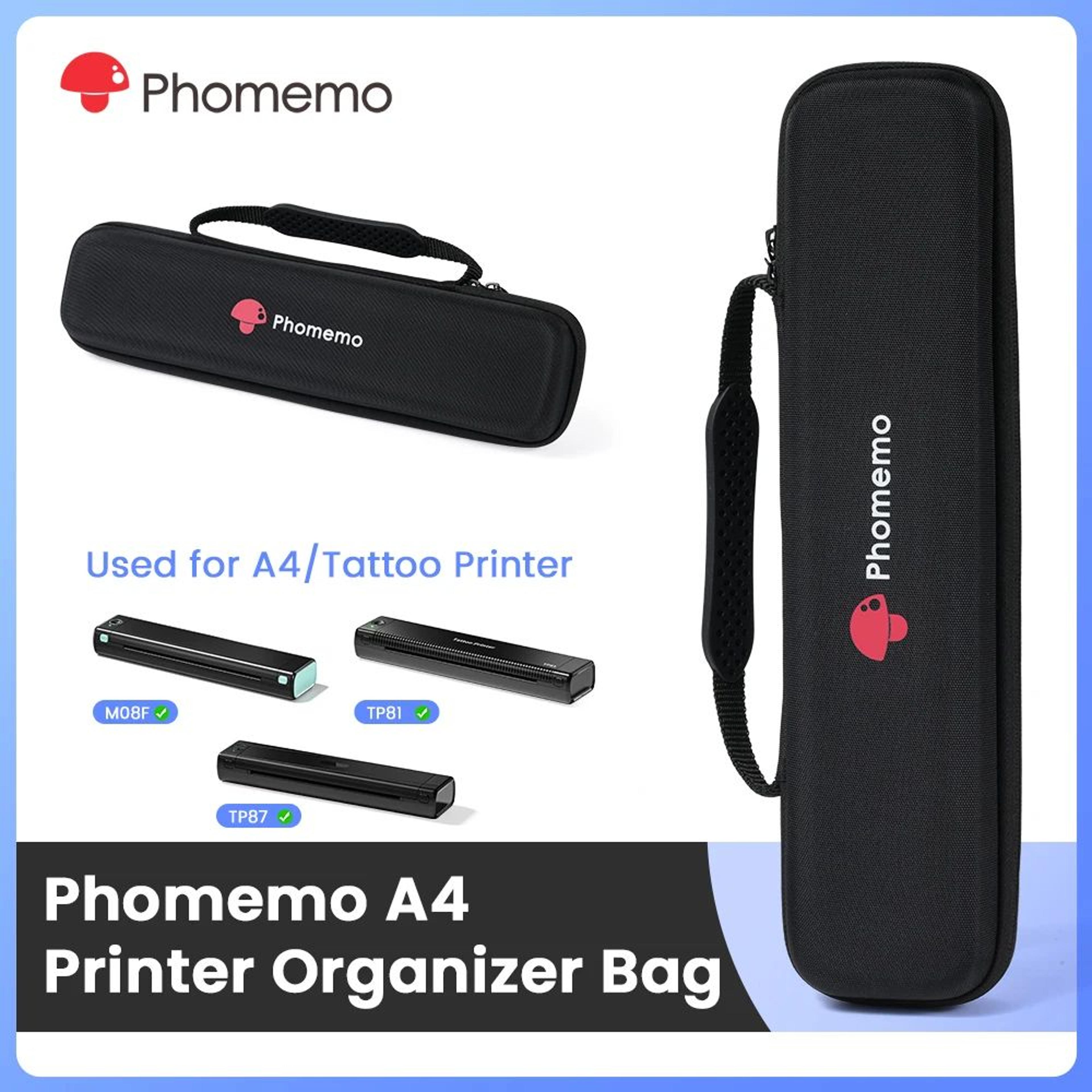 portable a4 thermal printer carrying case
