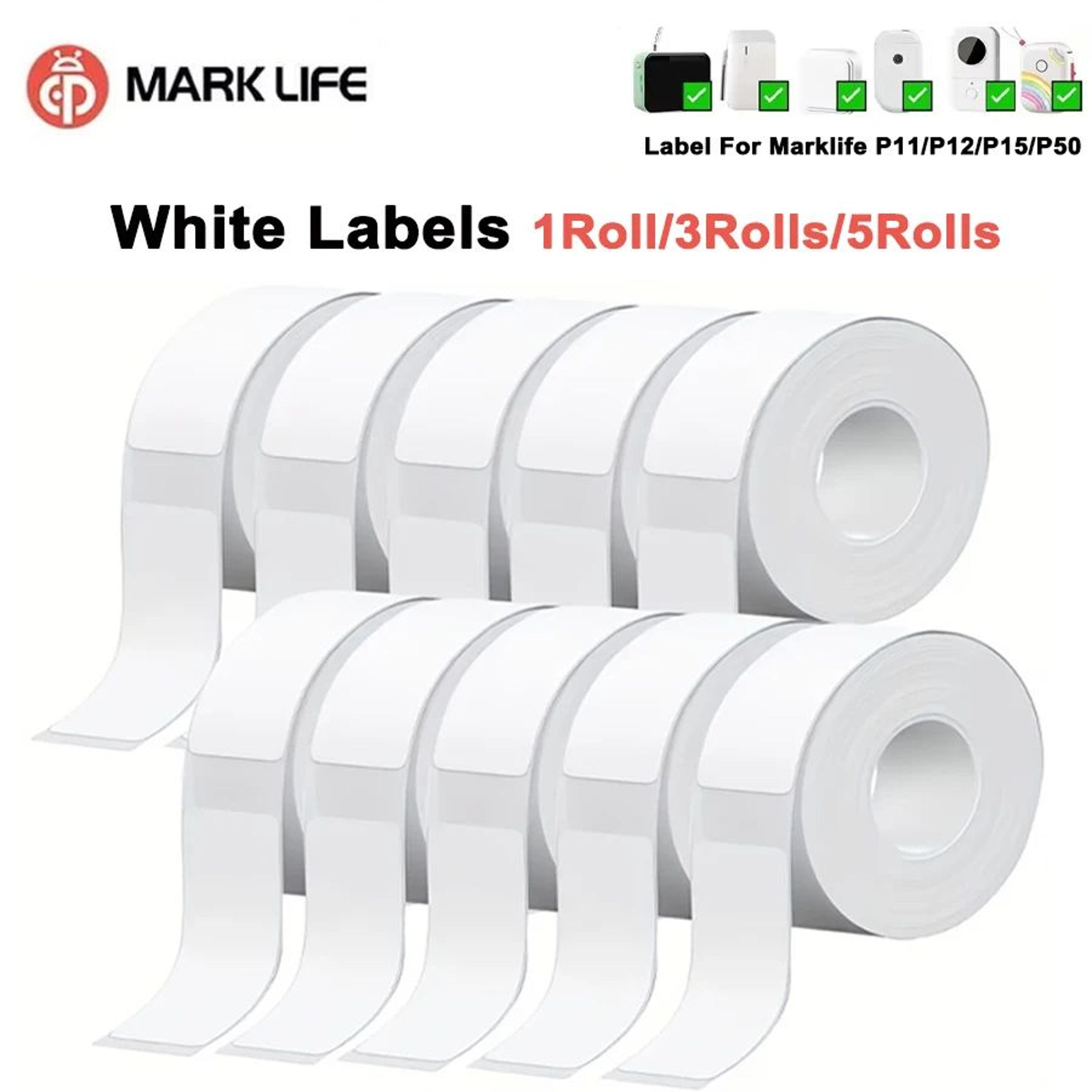white thermal label sticker rolls for mini printers