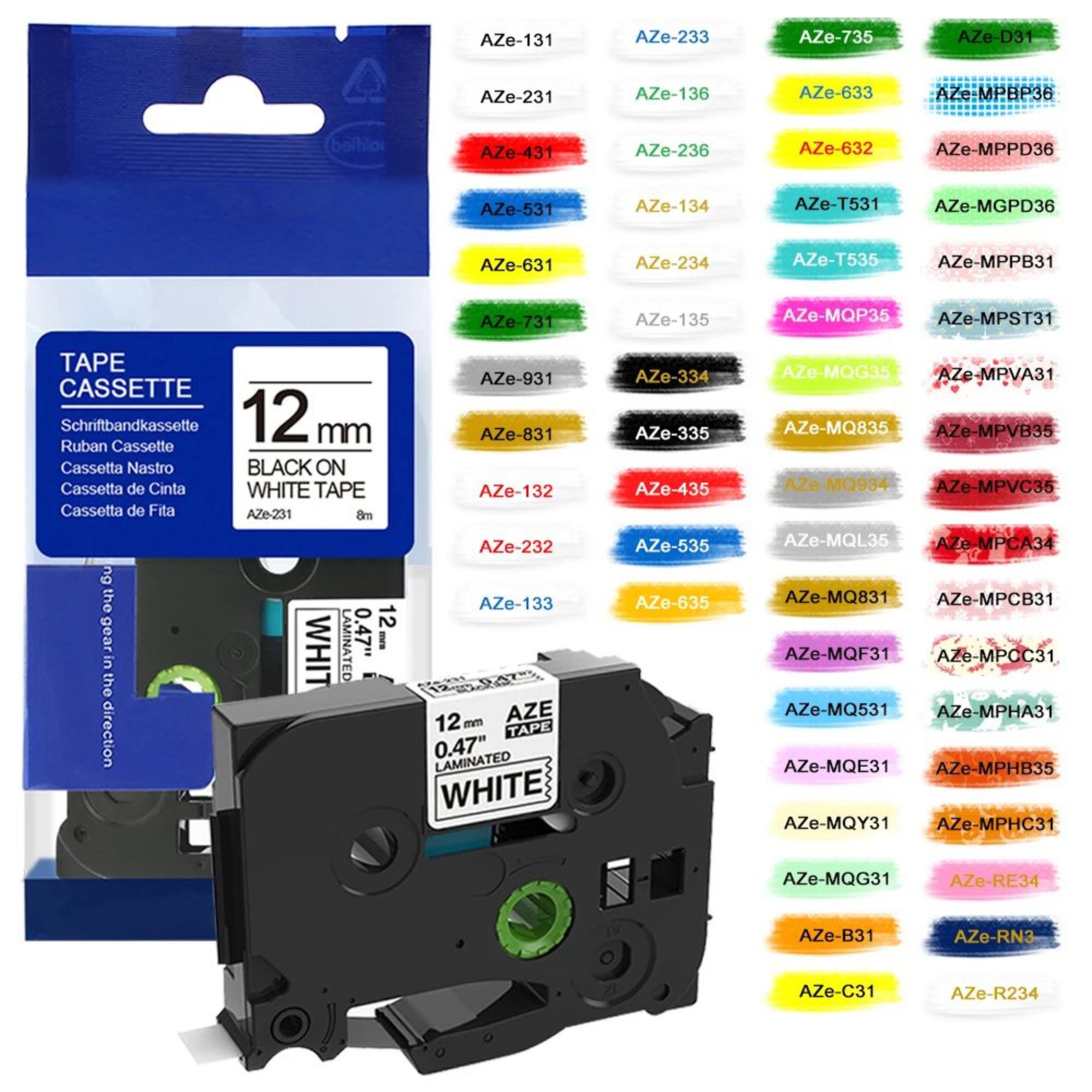 protective laminated label tape refill