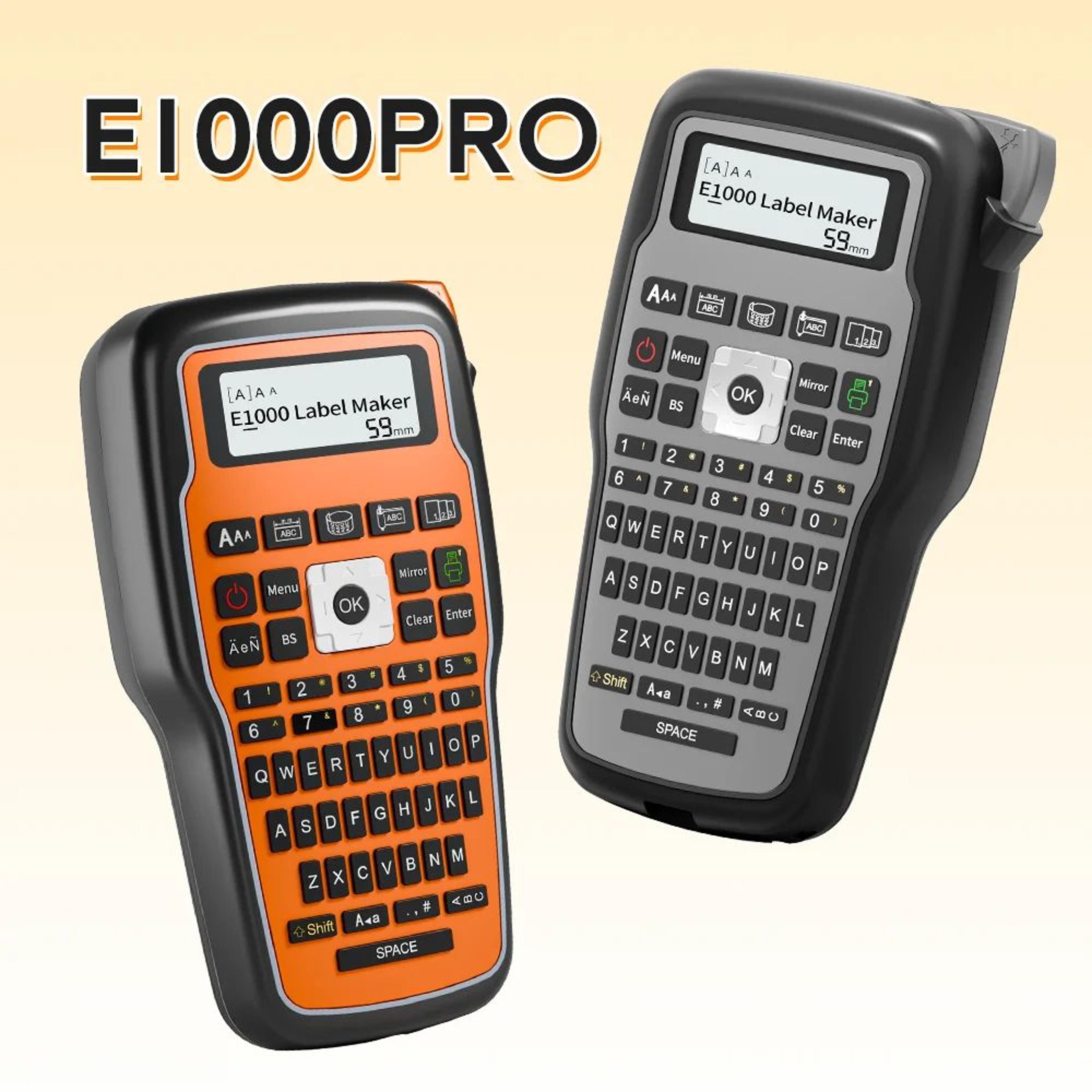203 dpi portable handheld label printer