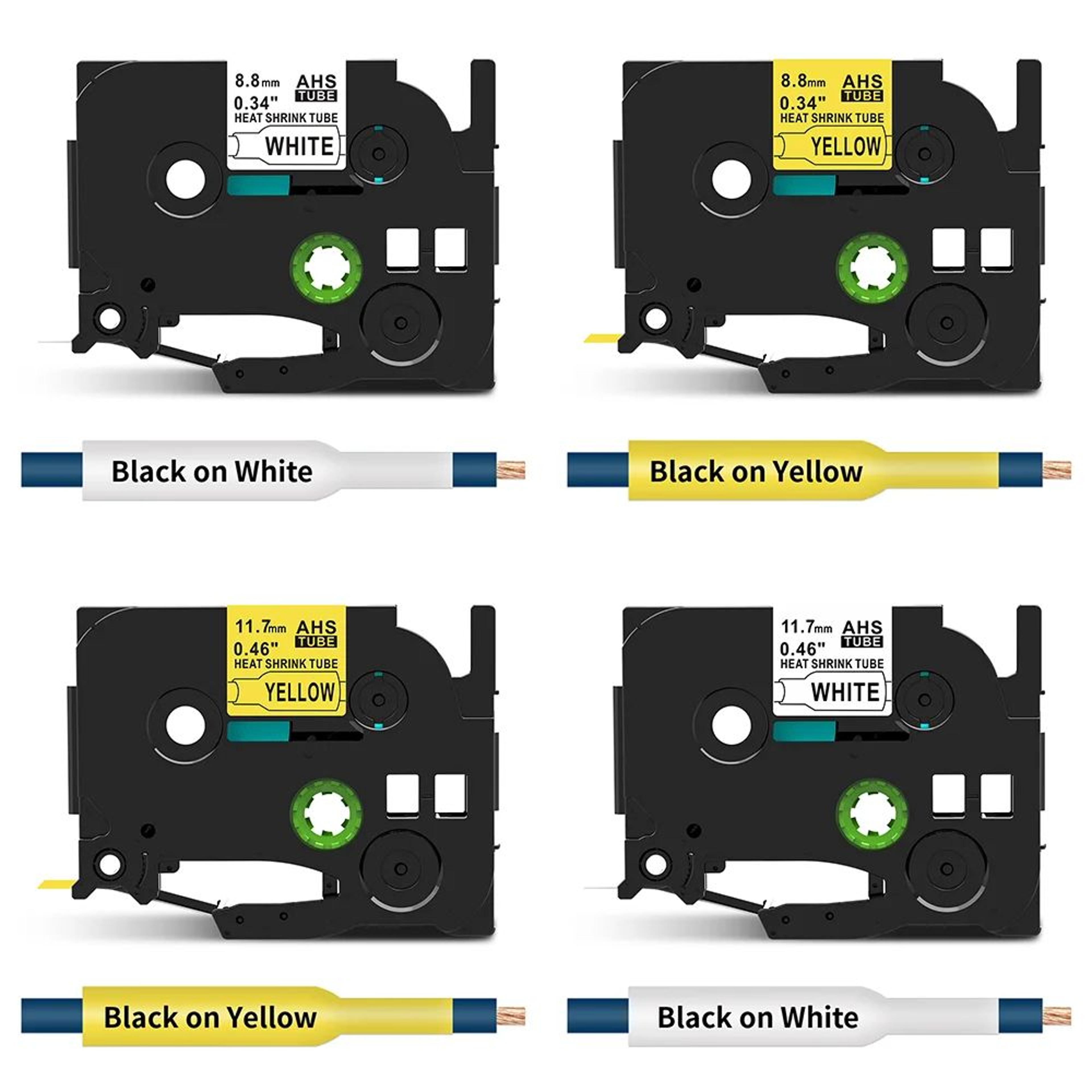 professional heat shrink cable label tape refills