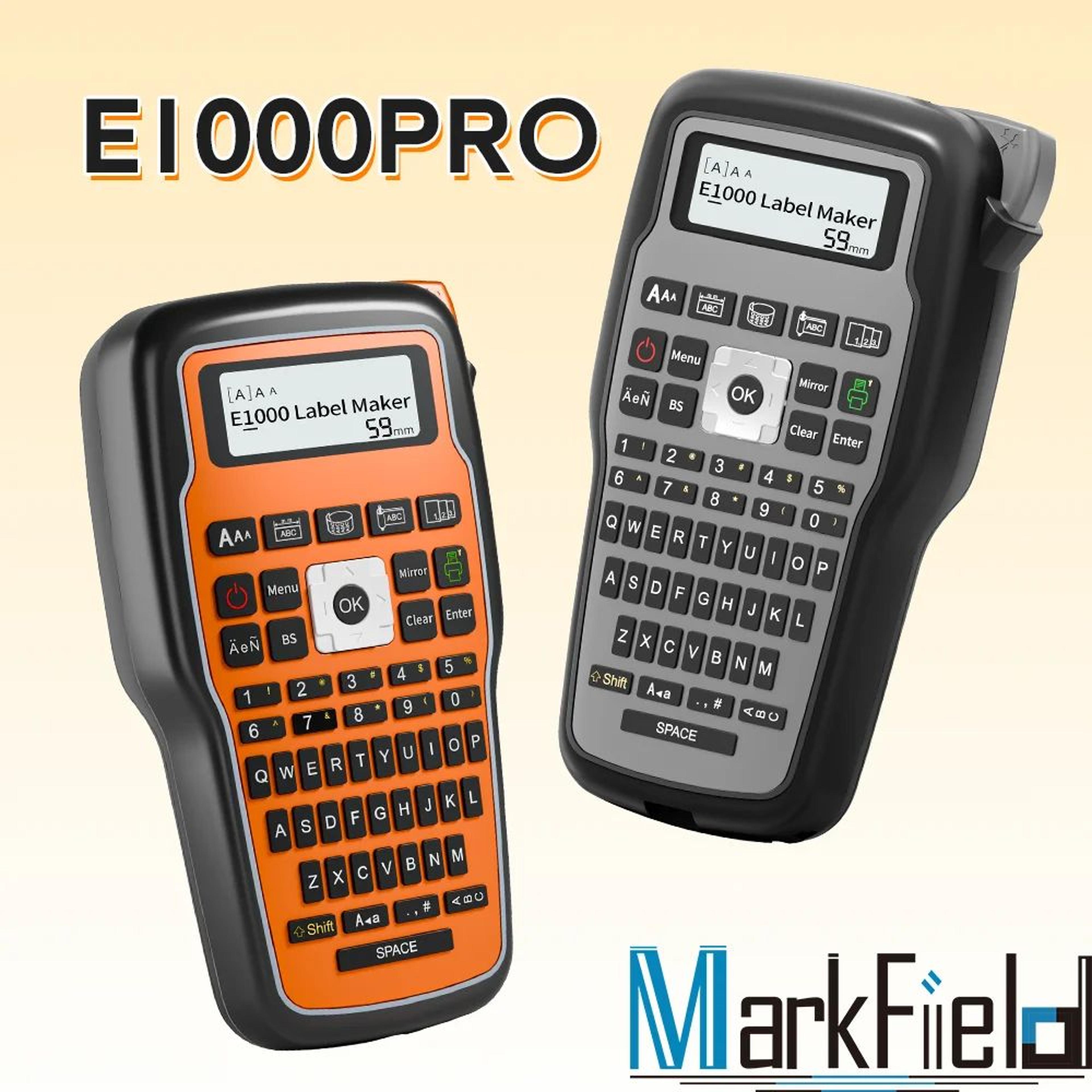 portable industrial label maker with 203 dpi printing