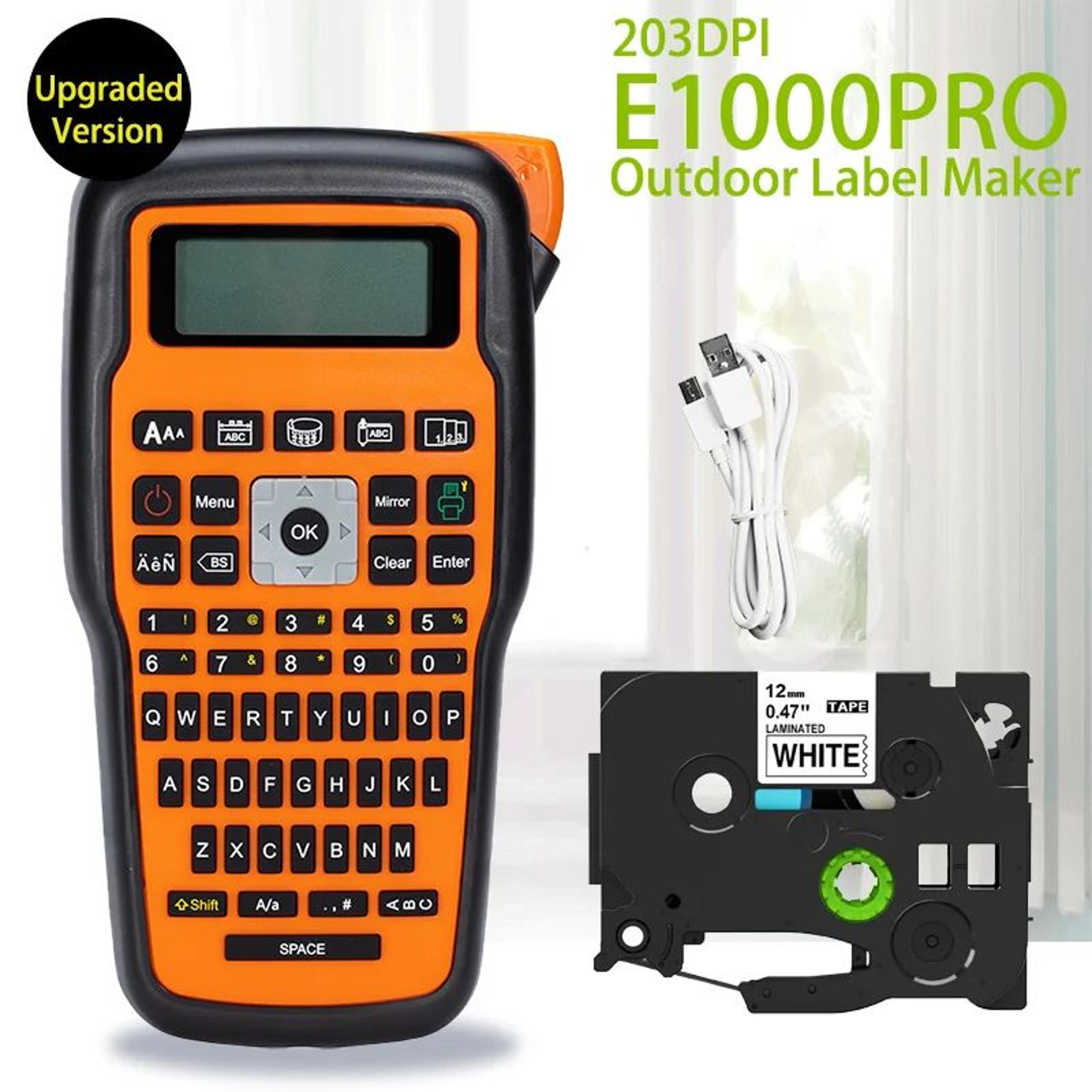 handheld 203 dpi cable label maker