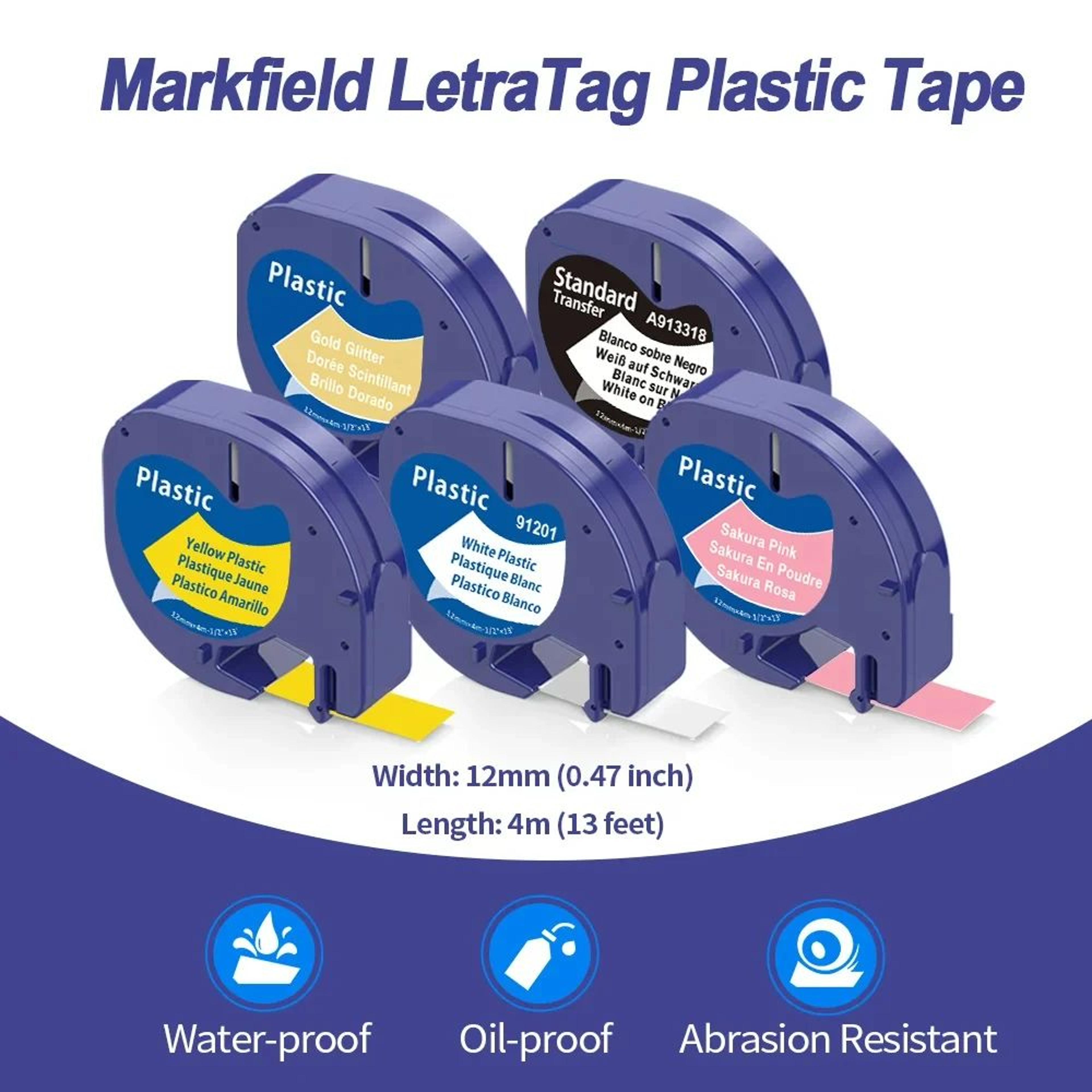 multicolor label tape refill cartridges
