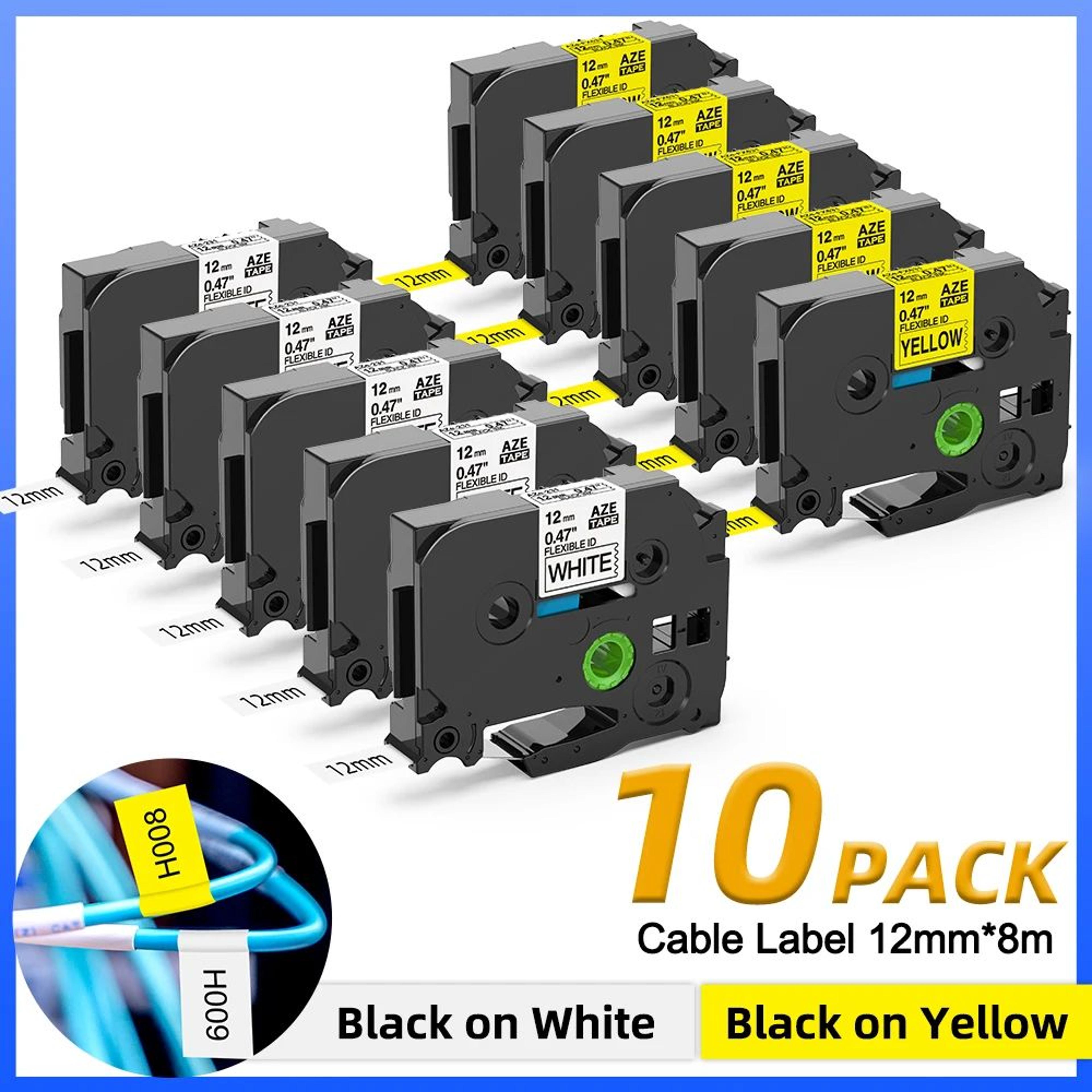 portable industrial label printer with heat shrink tube support