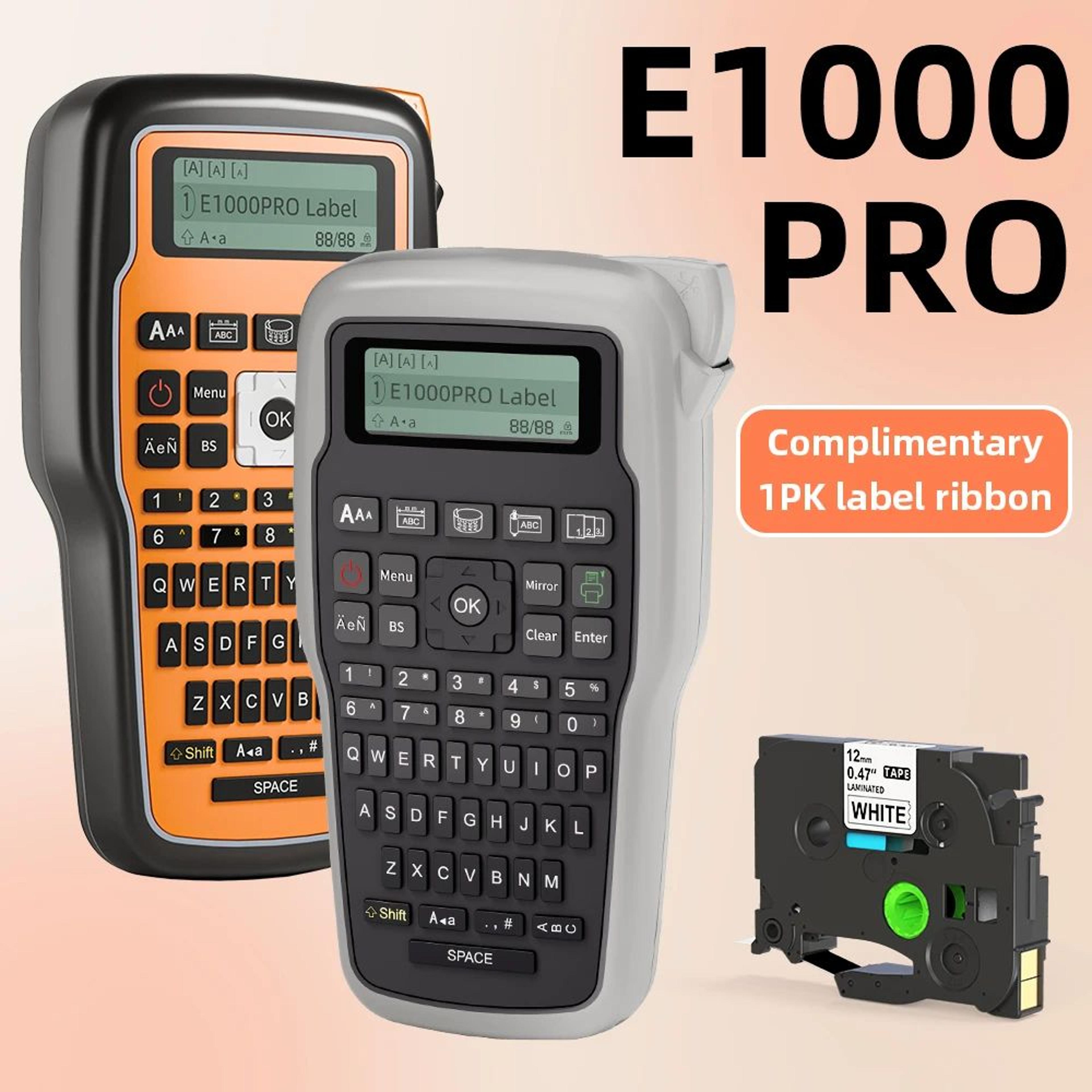 e1000pro handheld label printer portable label maker