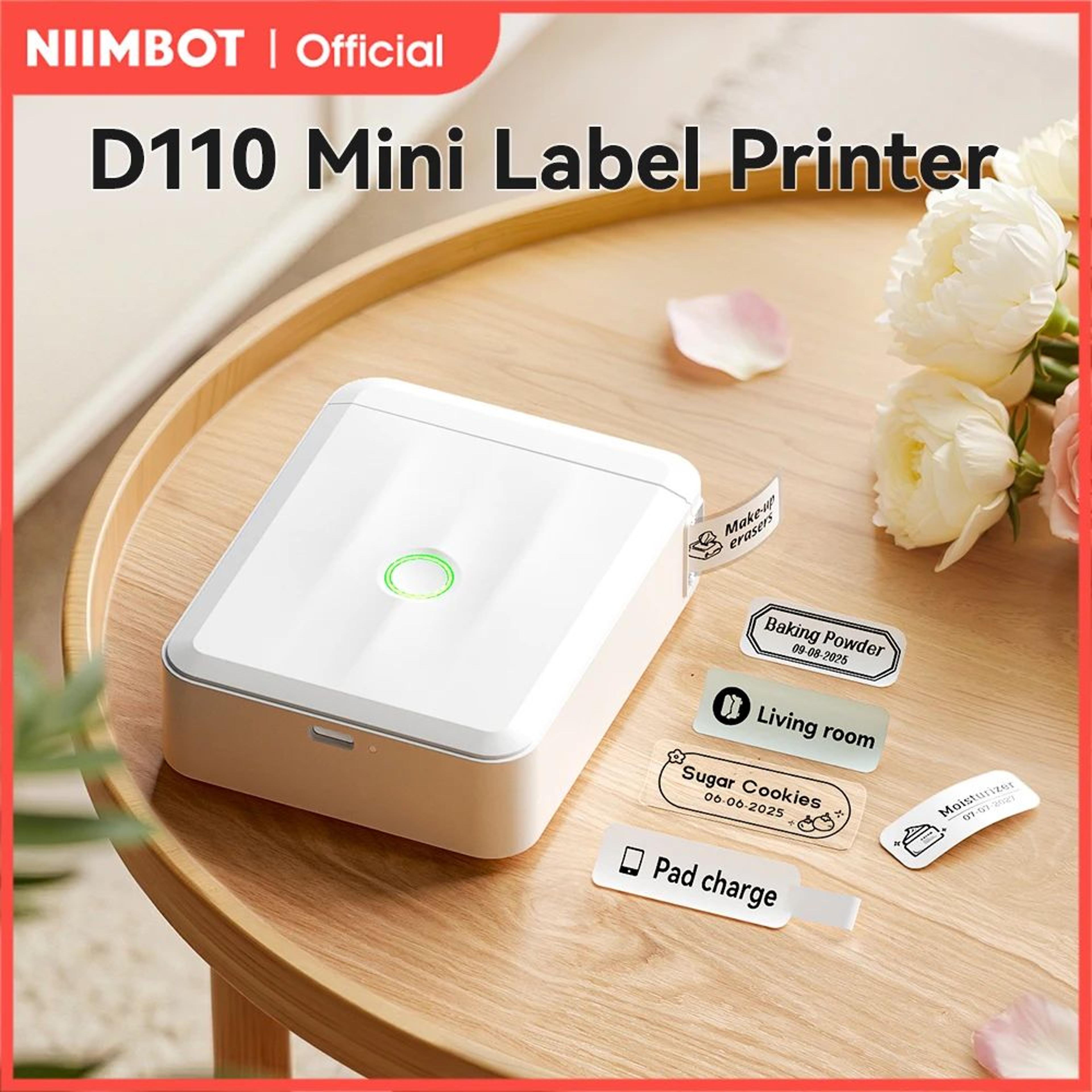 d110 mini portable bluetooth thermal label printer