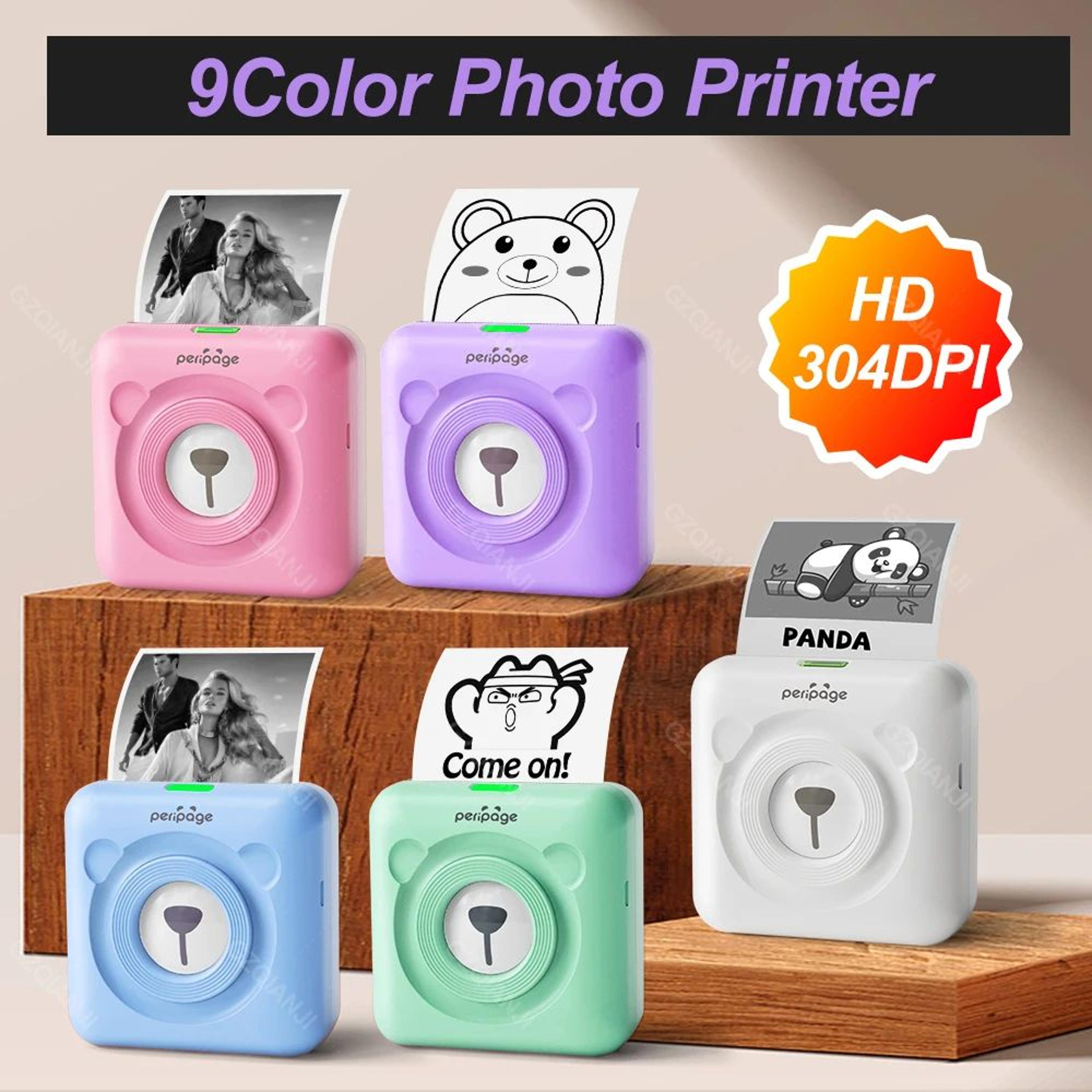 a6 mini bluetooth thermal printer for photos and stickers