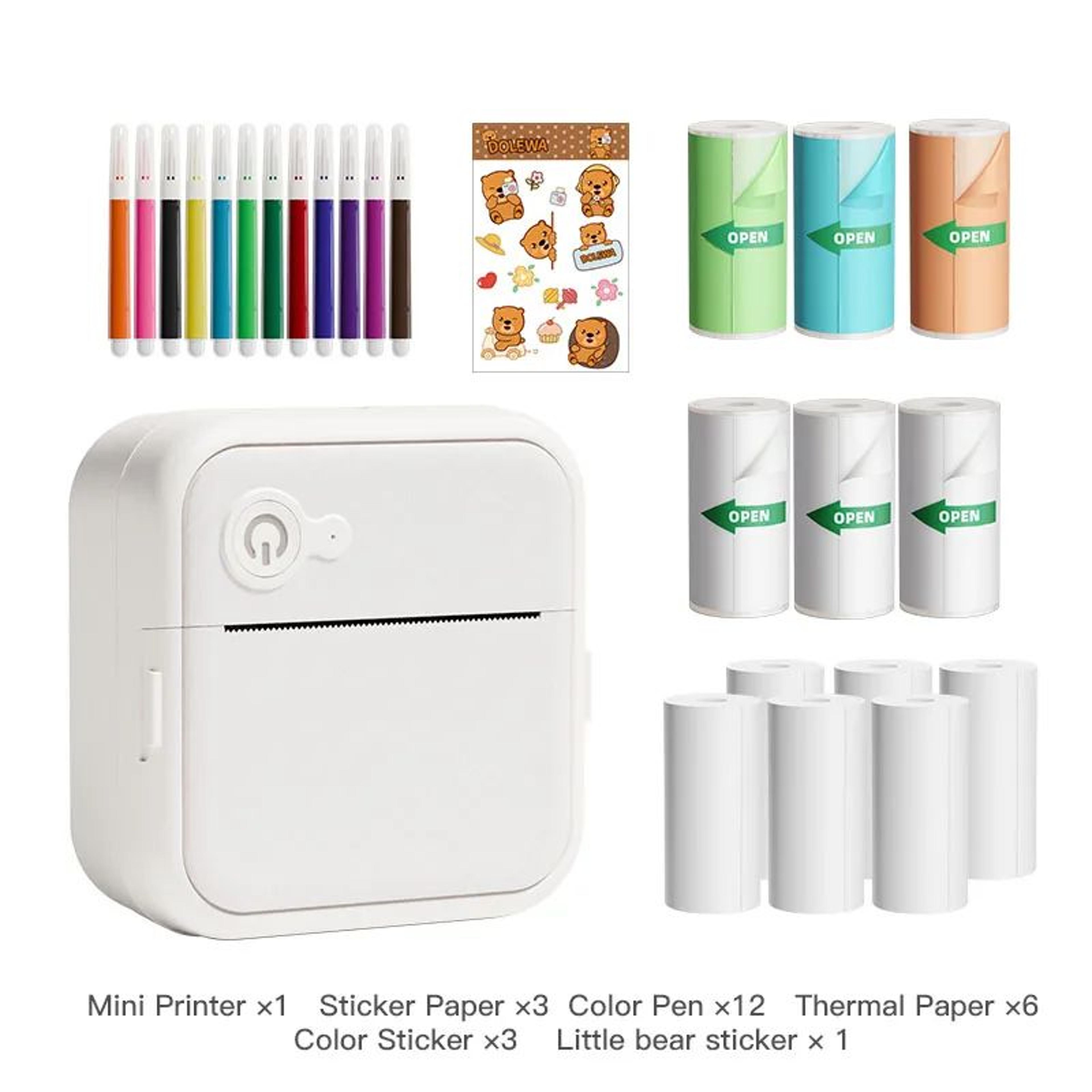 d8 mini bluetooth sticker printer
