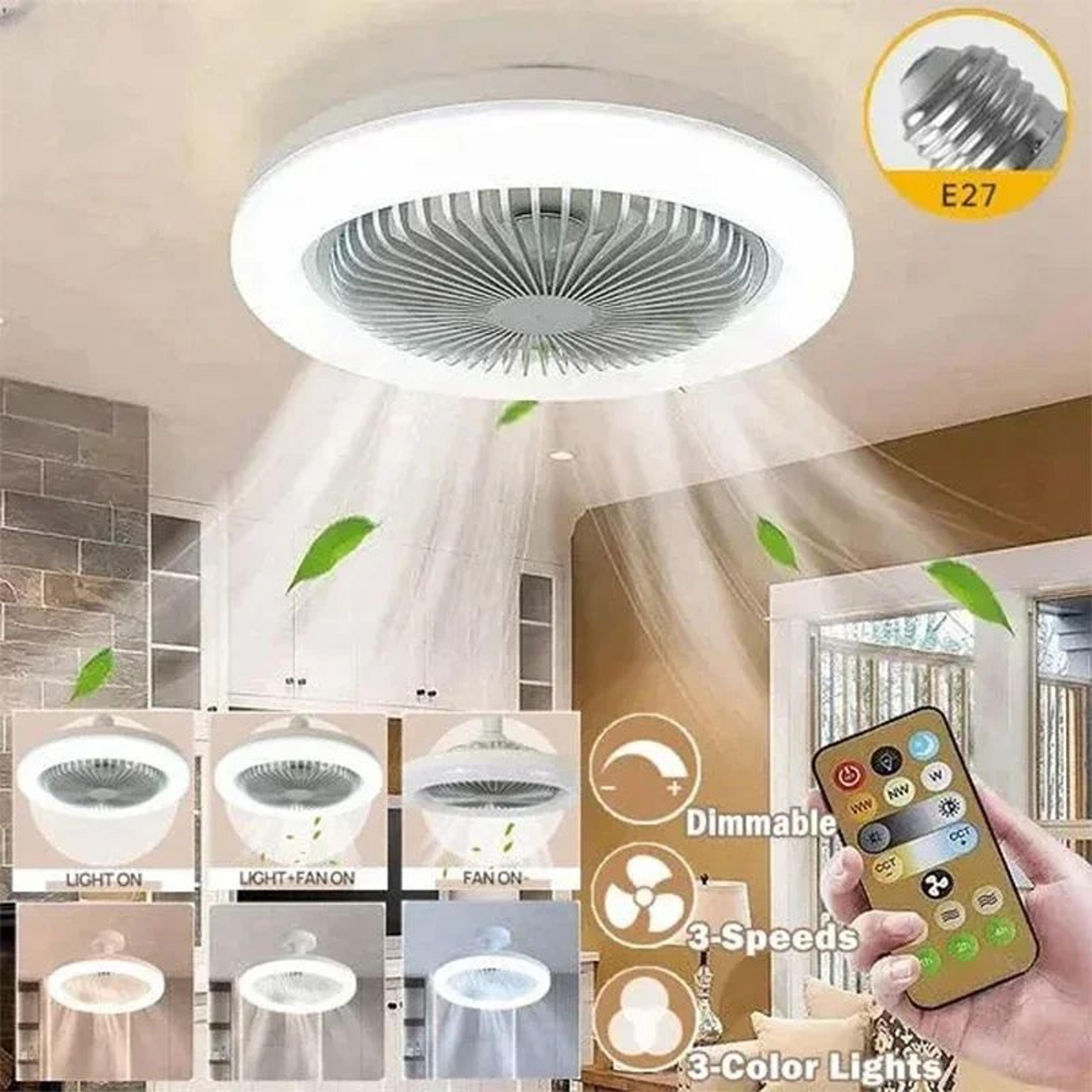 smart 3 in 1 led ceiling fan light