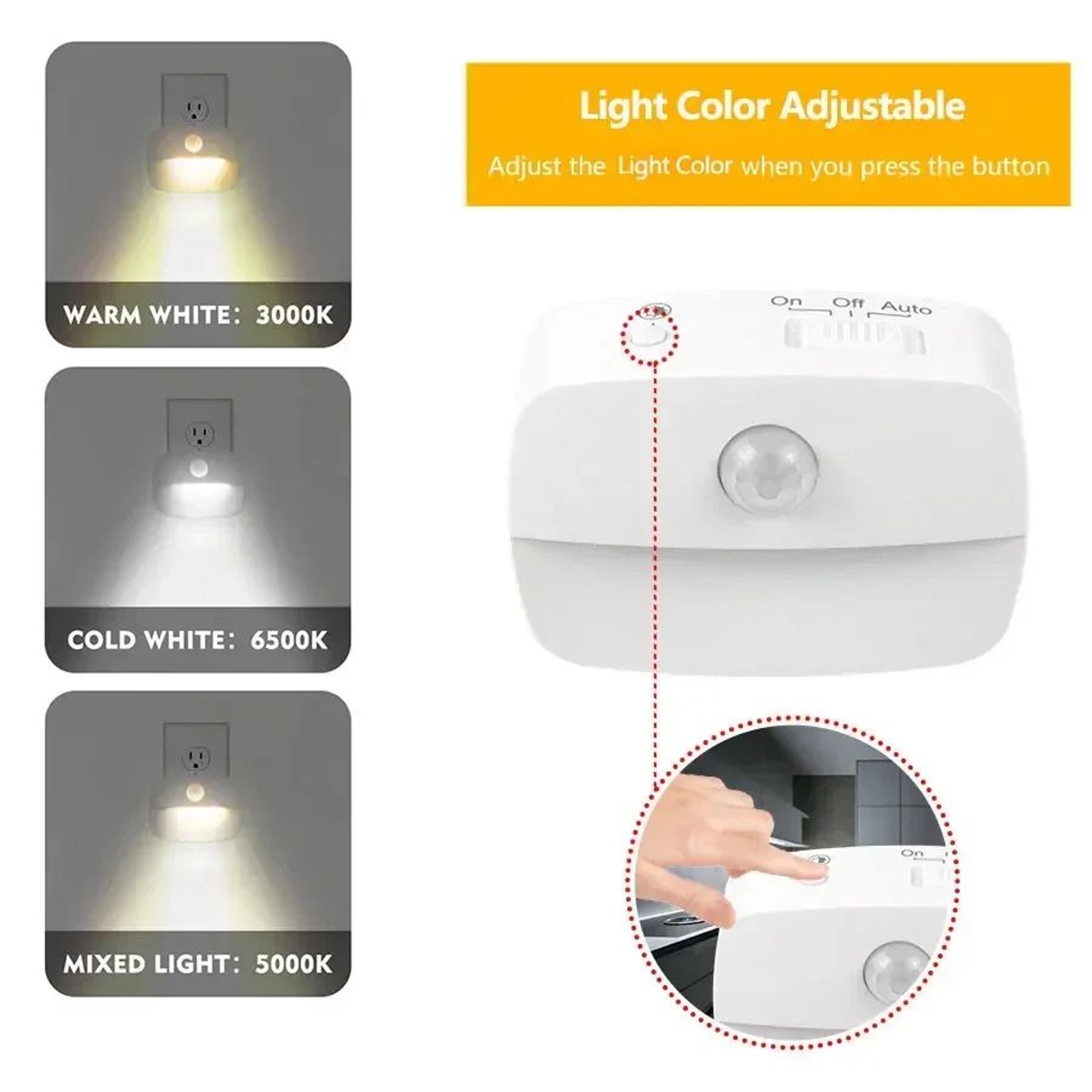led plug in motion sensor night light