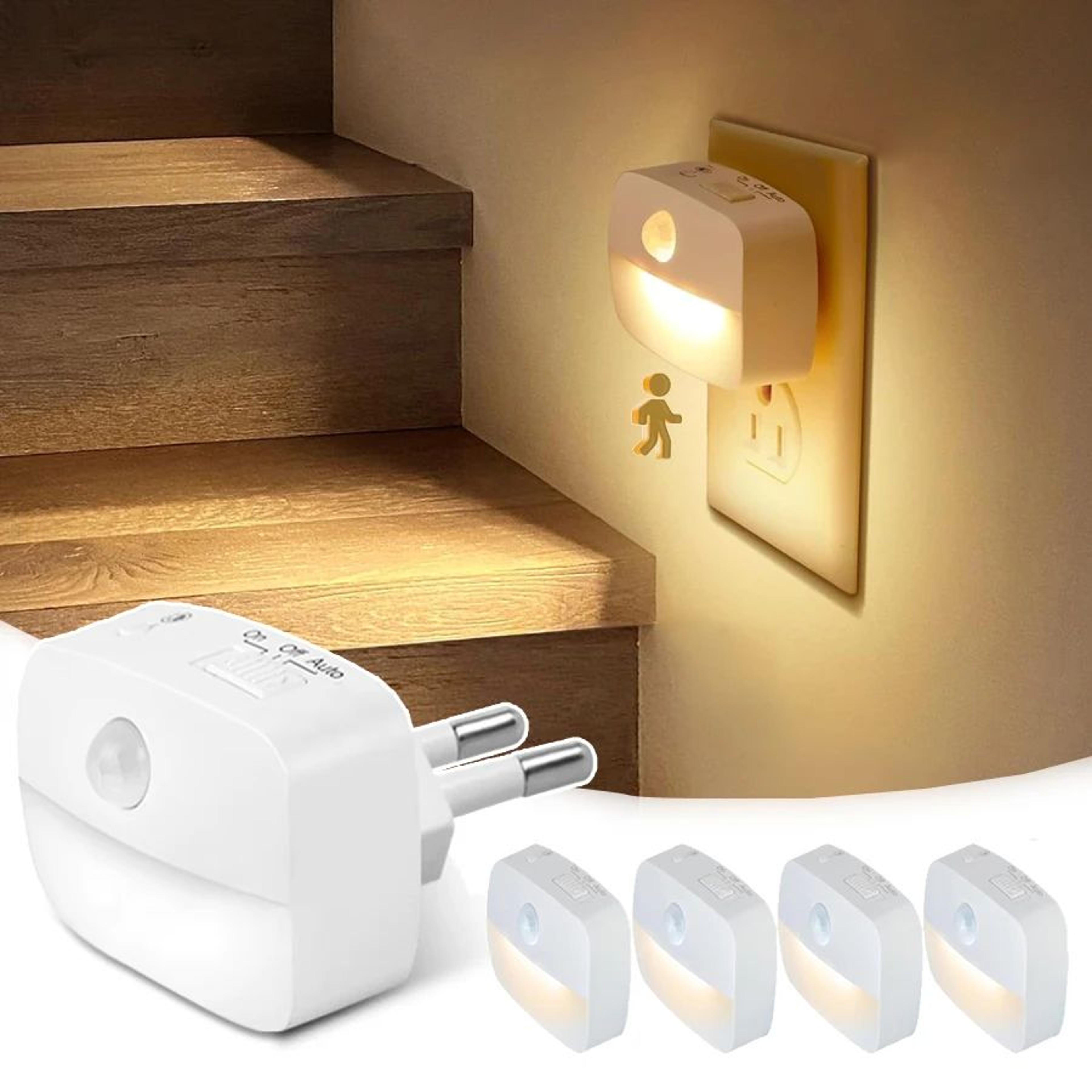 smart led plug in motion sensor night light