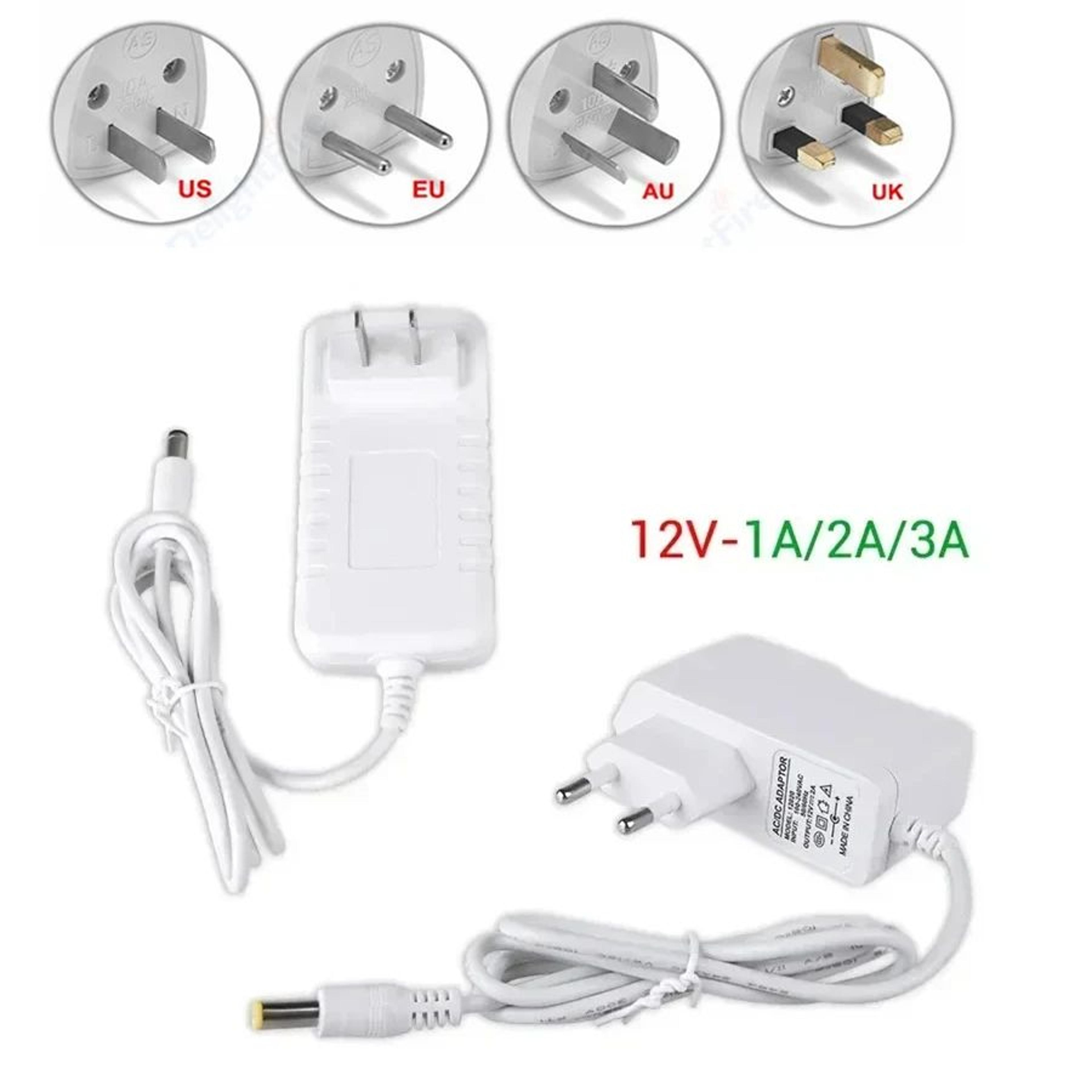 12v dc power adapter for led strip lights