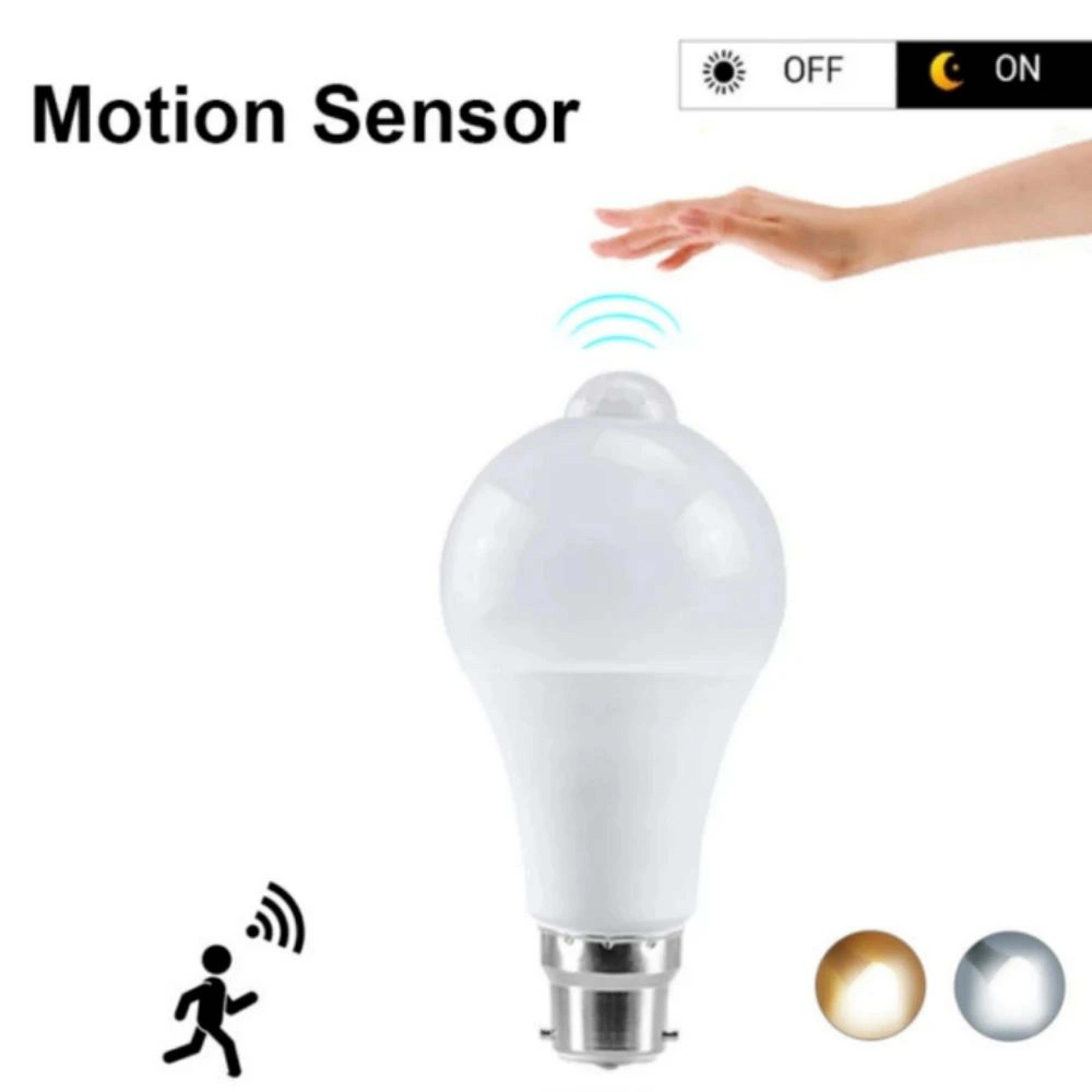 b22 automatic motion sensor led bulb