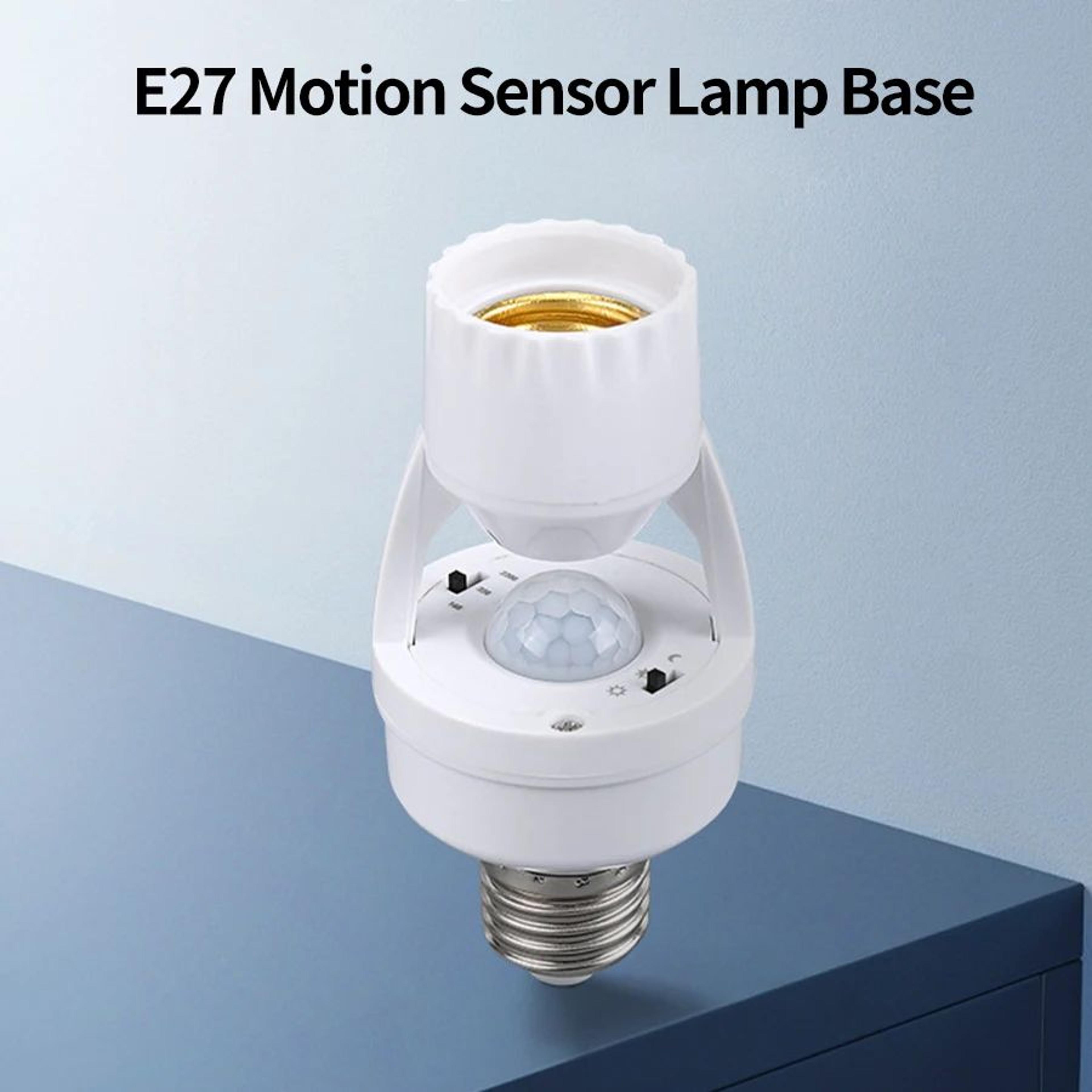 e27 automatic pir motion sensor light socket