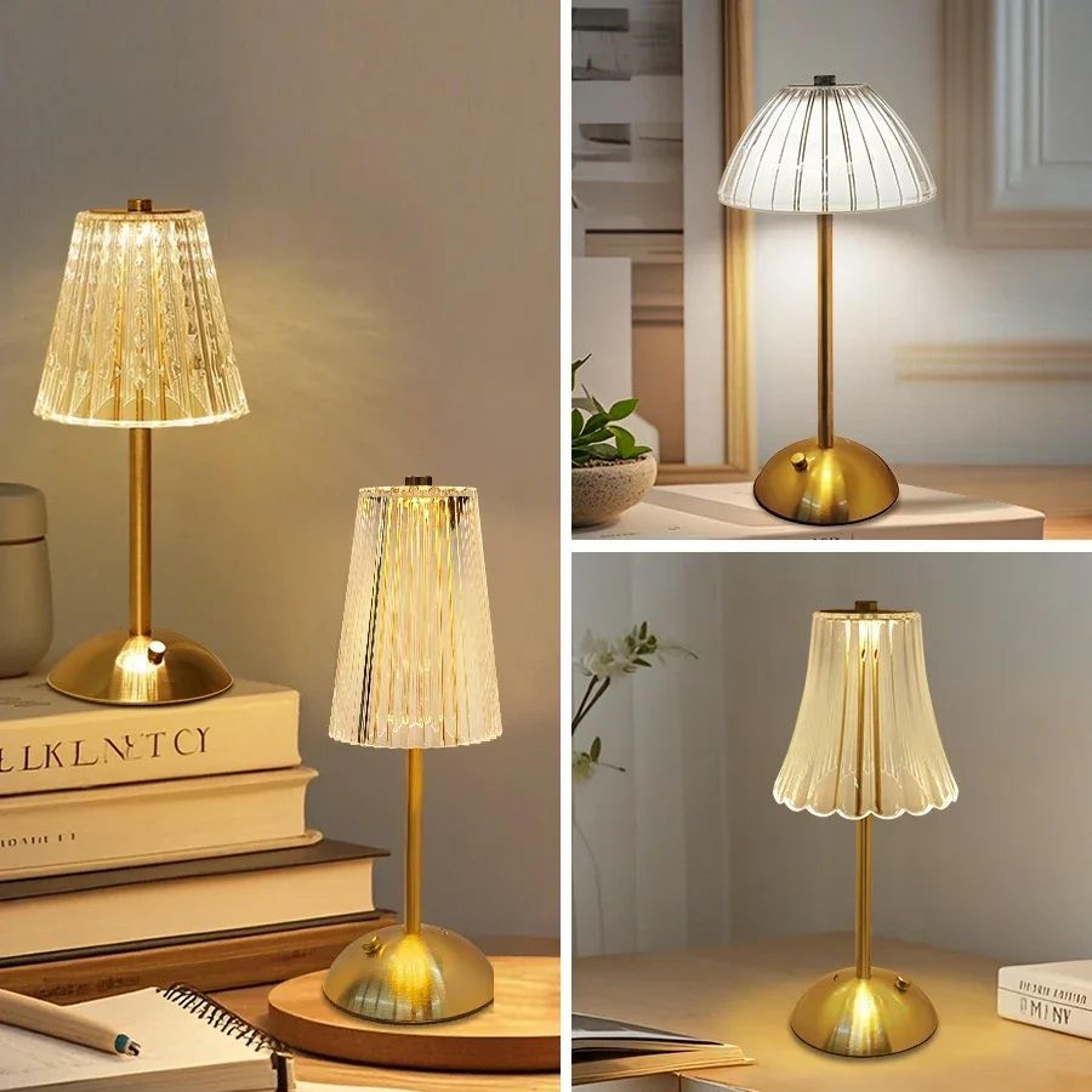 rechargeable touch dimmable led table lamp