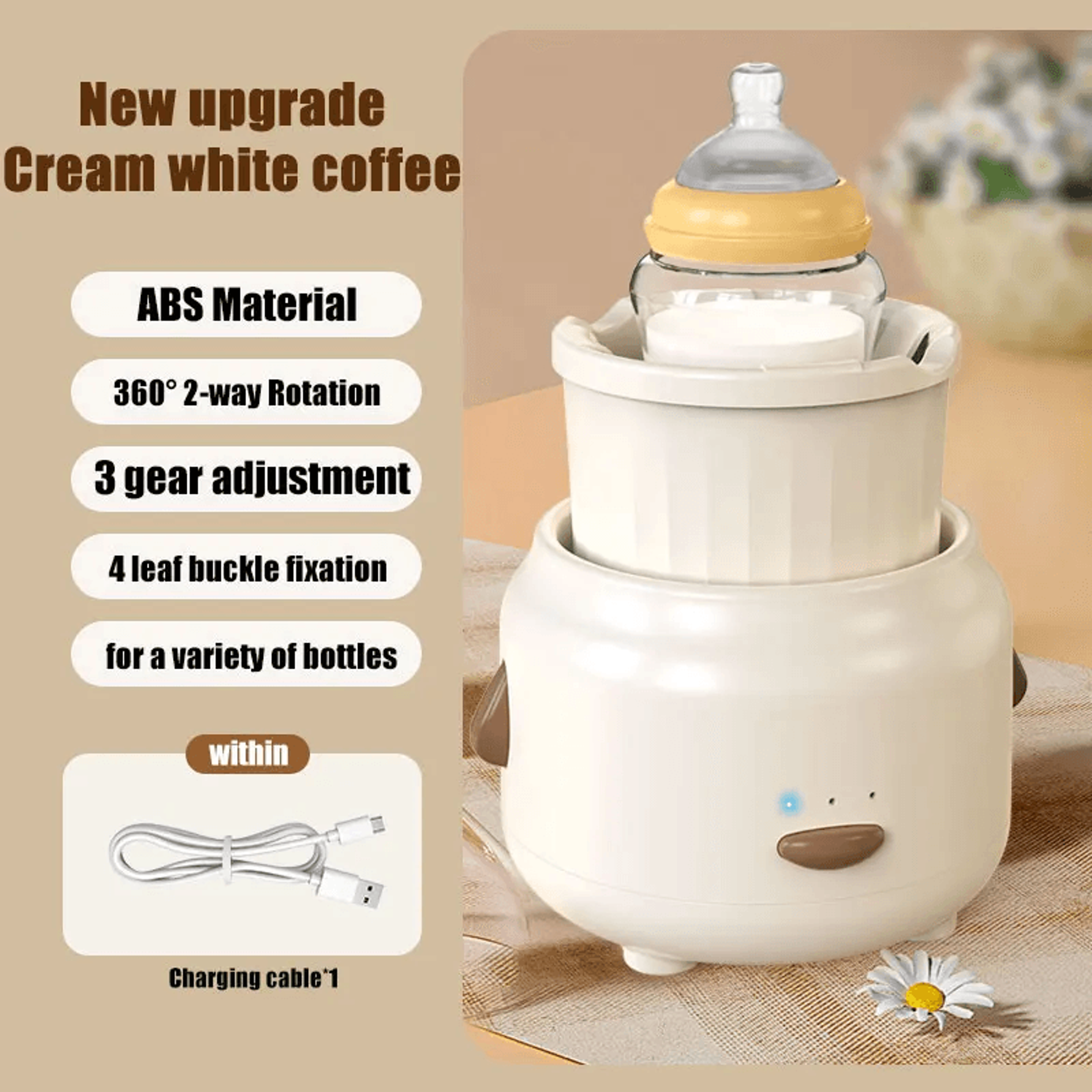 smartmix electric baby formula shaker – usb rechargeable milk mixer for hassle-free feedings