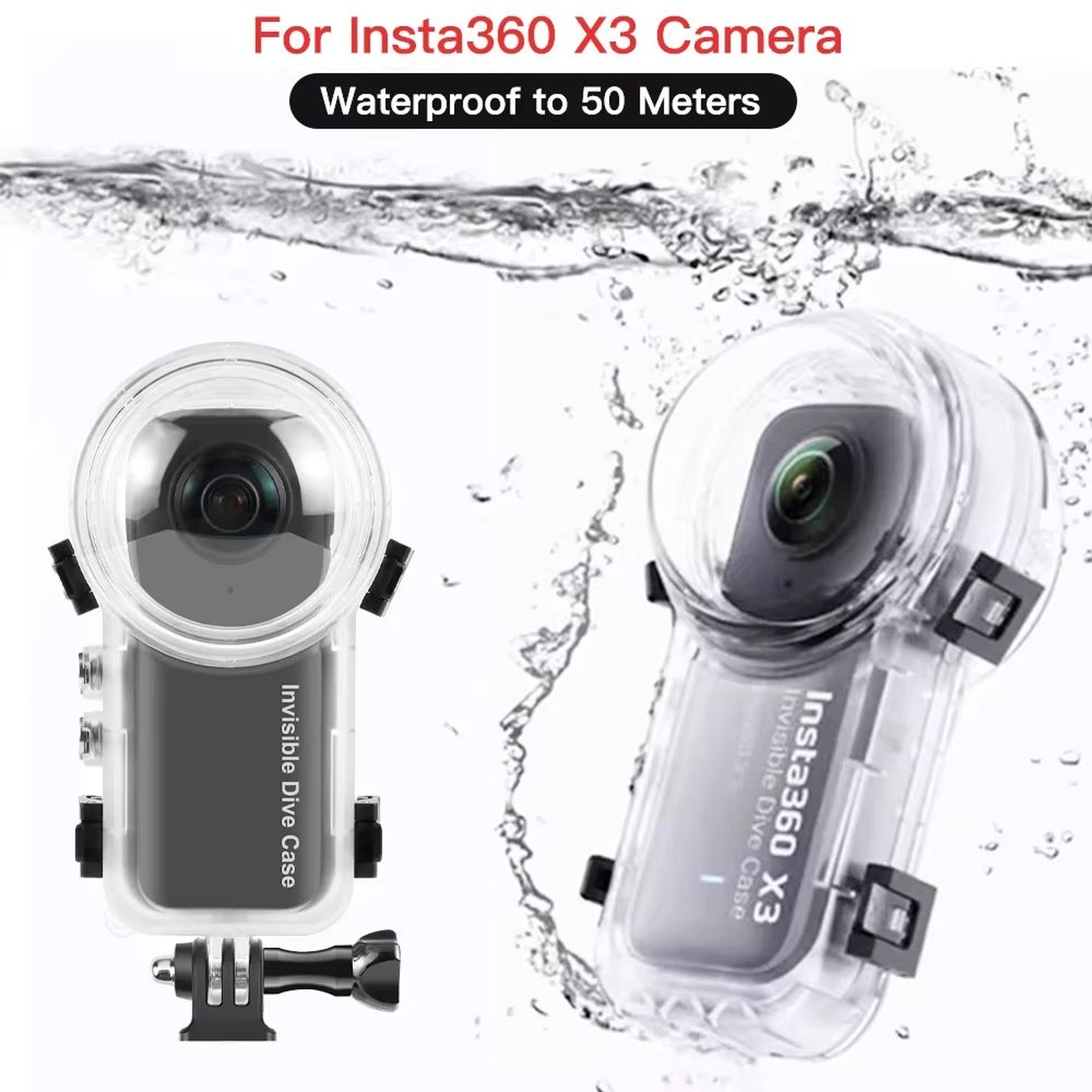 invisible dive case for insta360 x3 – 50m waterproof protective housing for deep underwater adventure