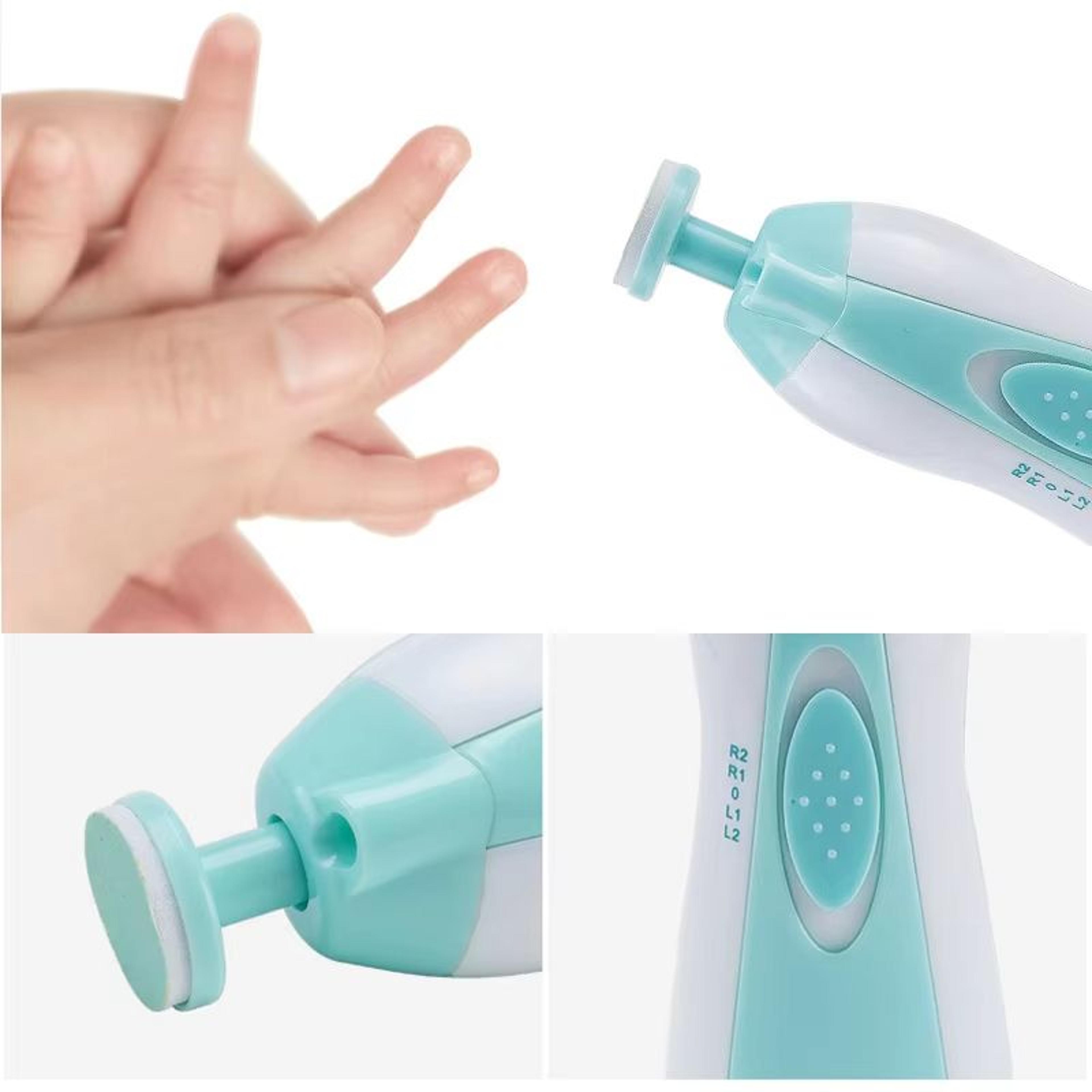 gentletouch baby nail trimmer – safe electric nail polisher & infant manicure tool set
