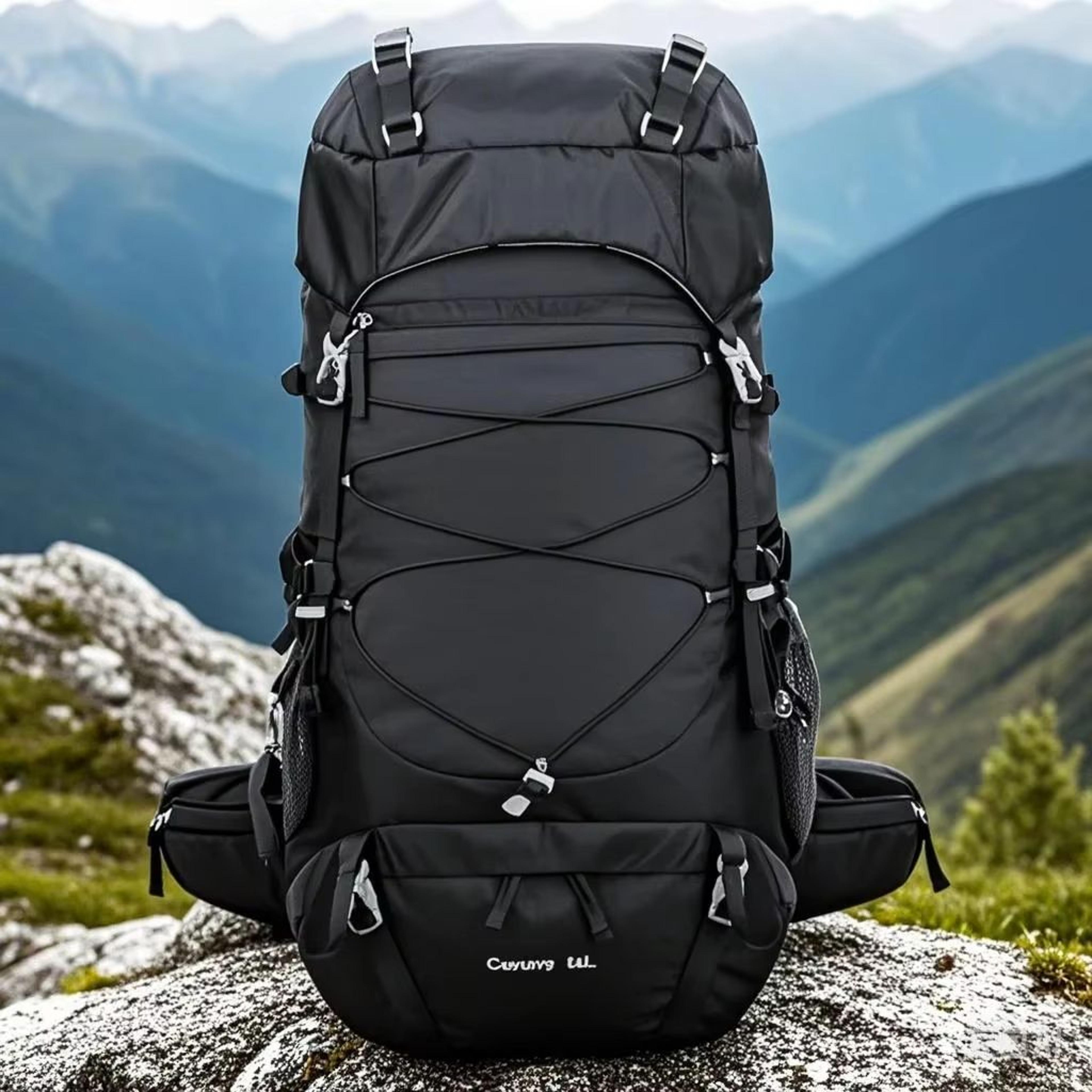ruggedtrail 50l waterproof hiking and camping backpack