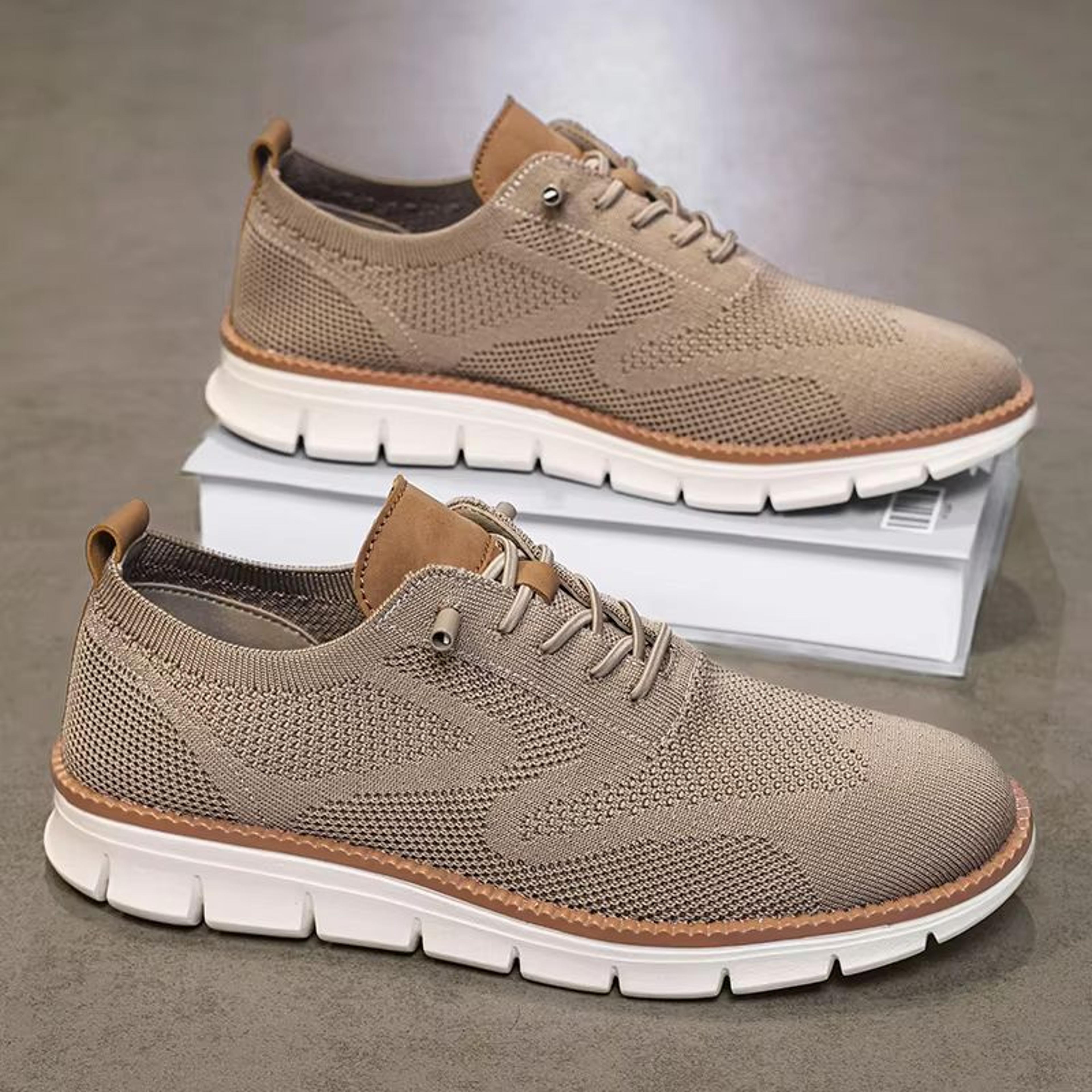 men's breathable sports sneakers anti slip cushioned athletic running shoes