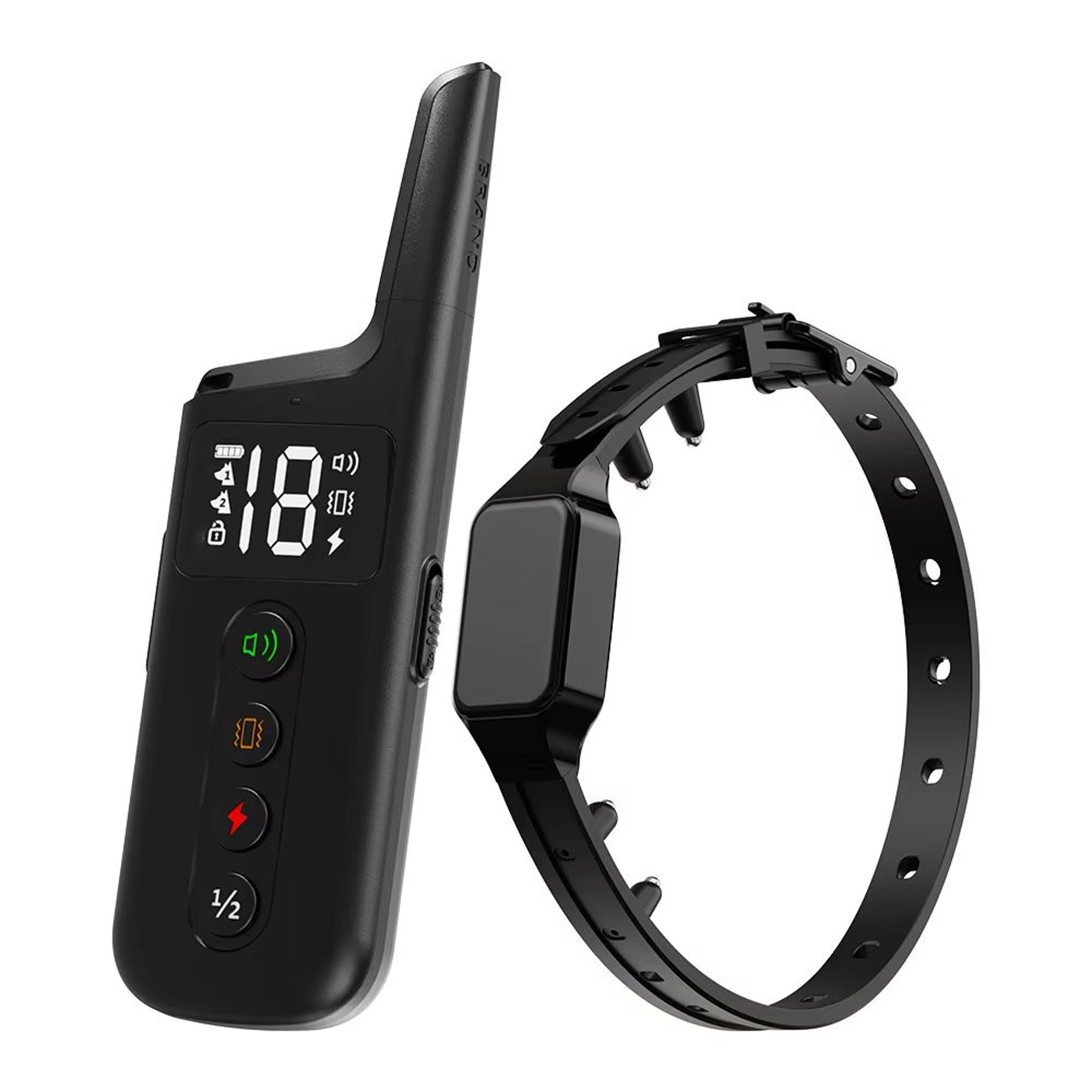 premium remote shock and anti-bark dog training collar – 1000ft range with beep, vibration, shock modes