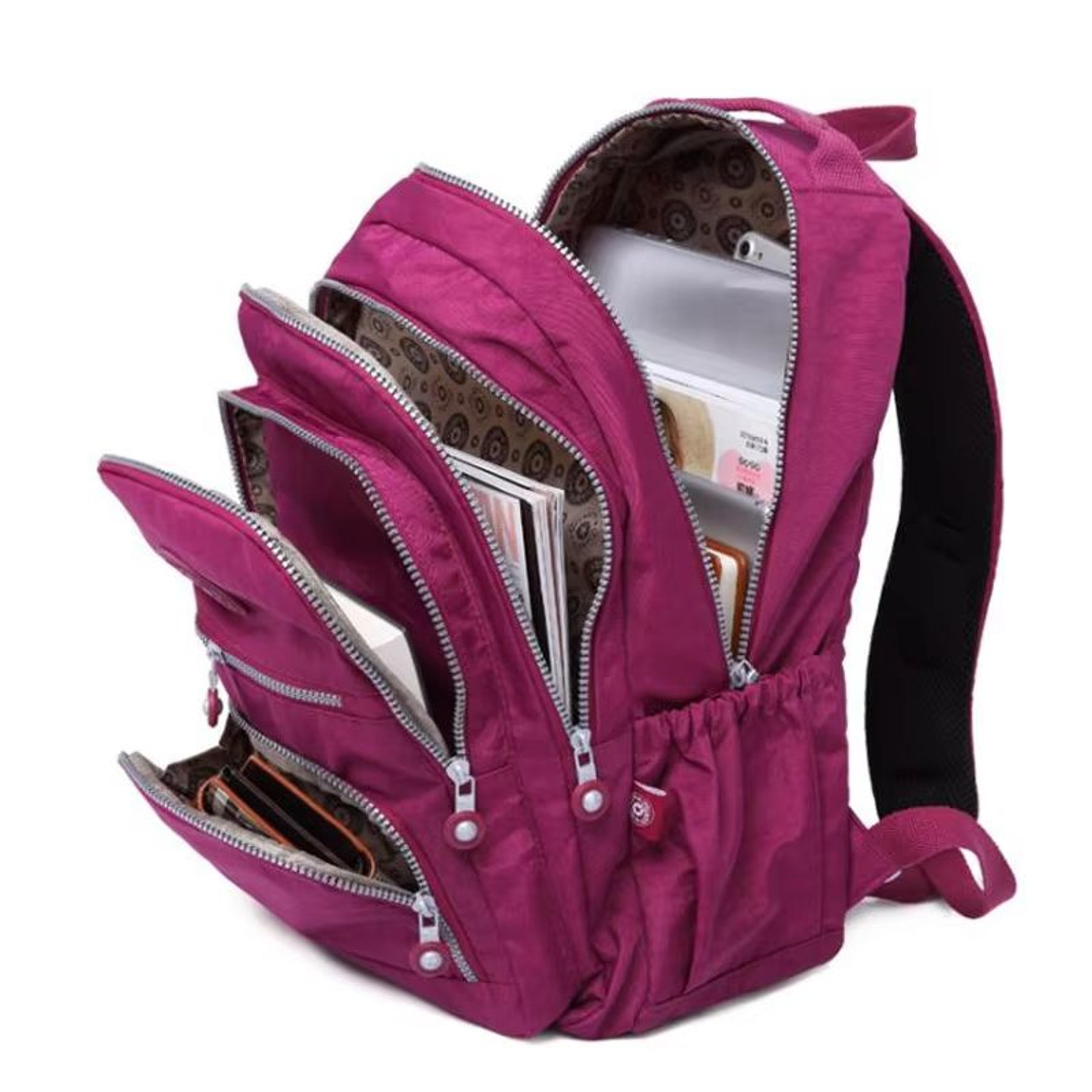 elevatepak waterproof nylon laptop backpack – versatile teen & travel daypack